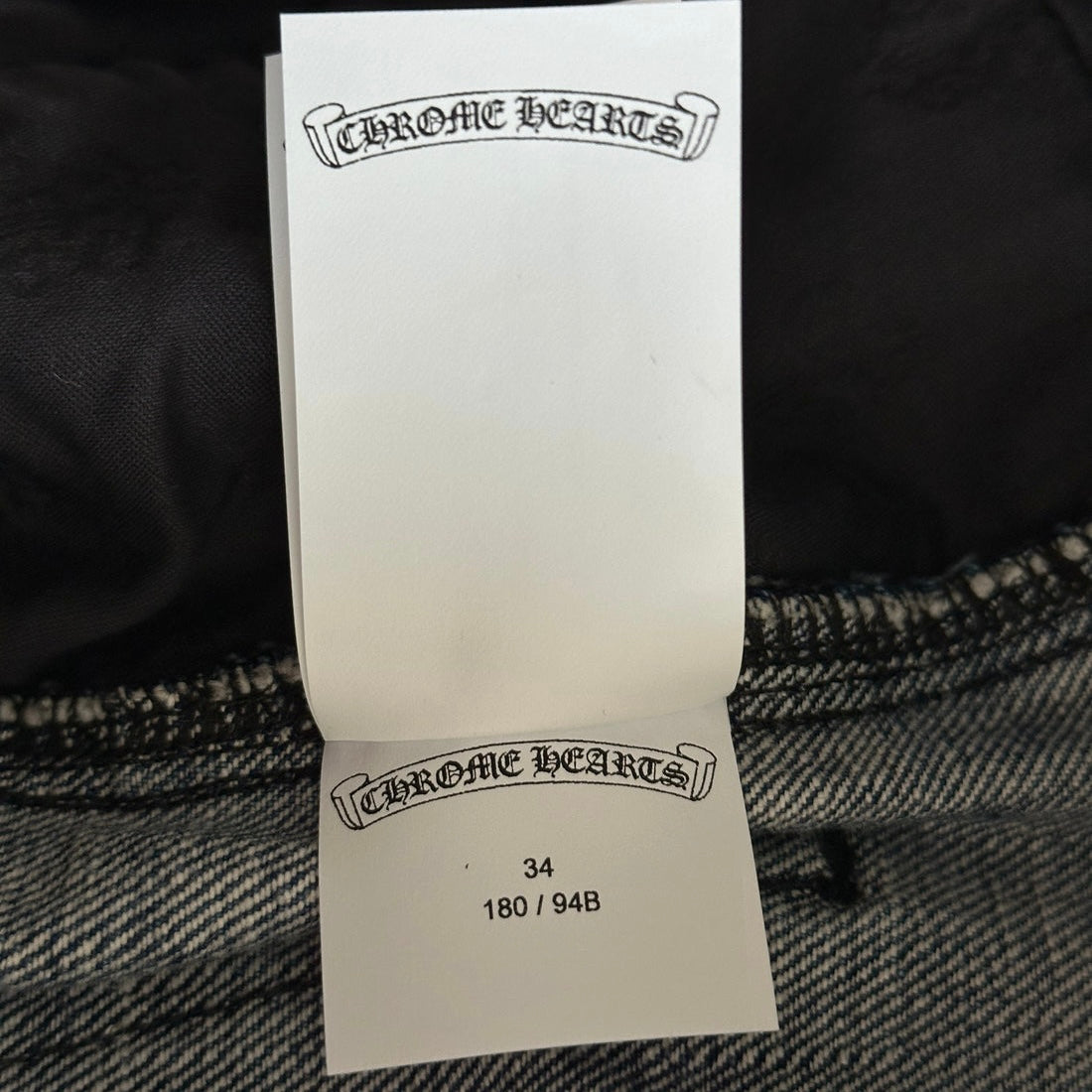 Chrome Hearts Blue Cross Patch Carpenter Shorts