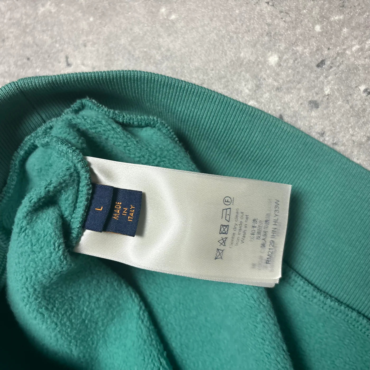 Louis Vuitton Pin Teal Hoodie