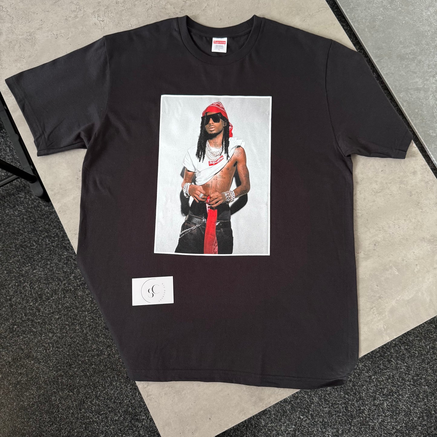 Supreme x Playboi Carti Black T Shirt