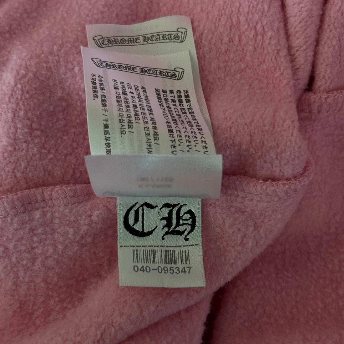 Chrome Hearts Pink Horseshoe Logo Hoodie