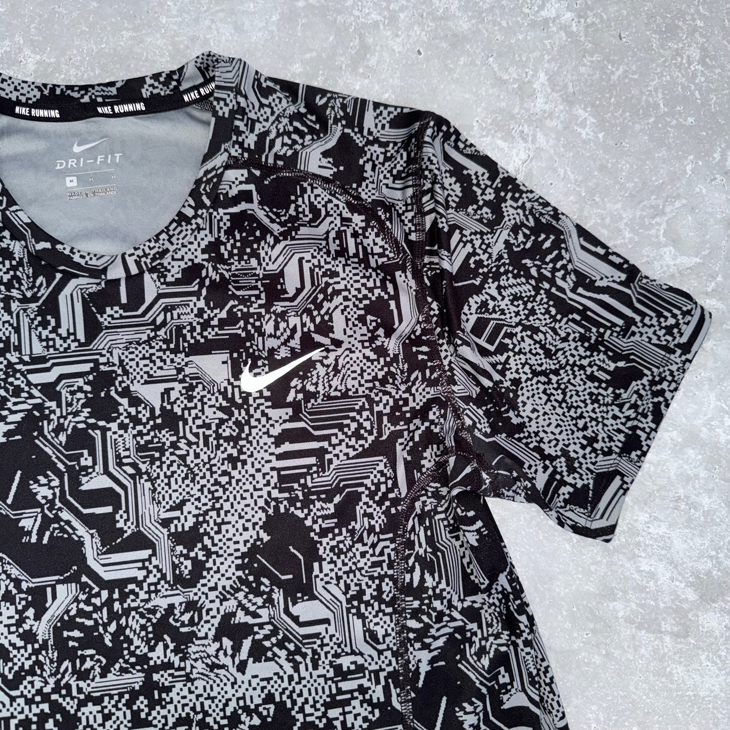 Nike Grey Digital Miler T Shirt