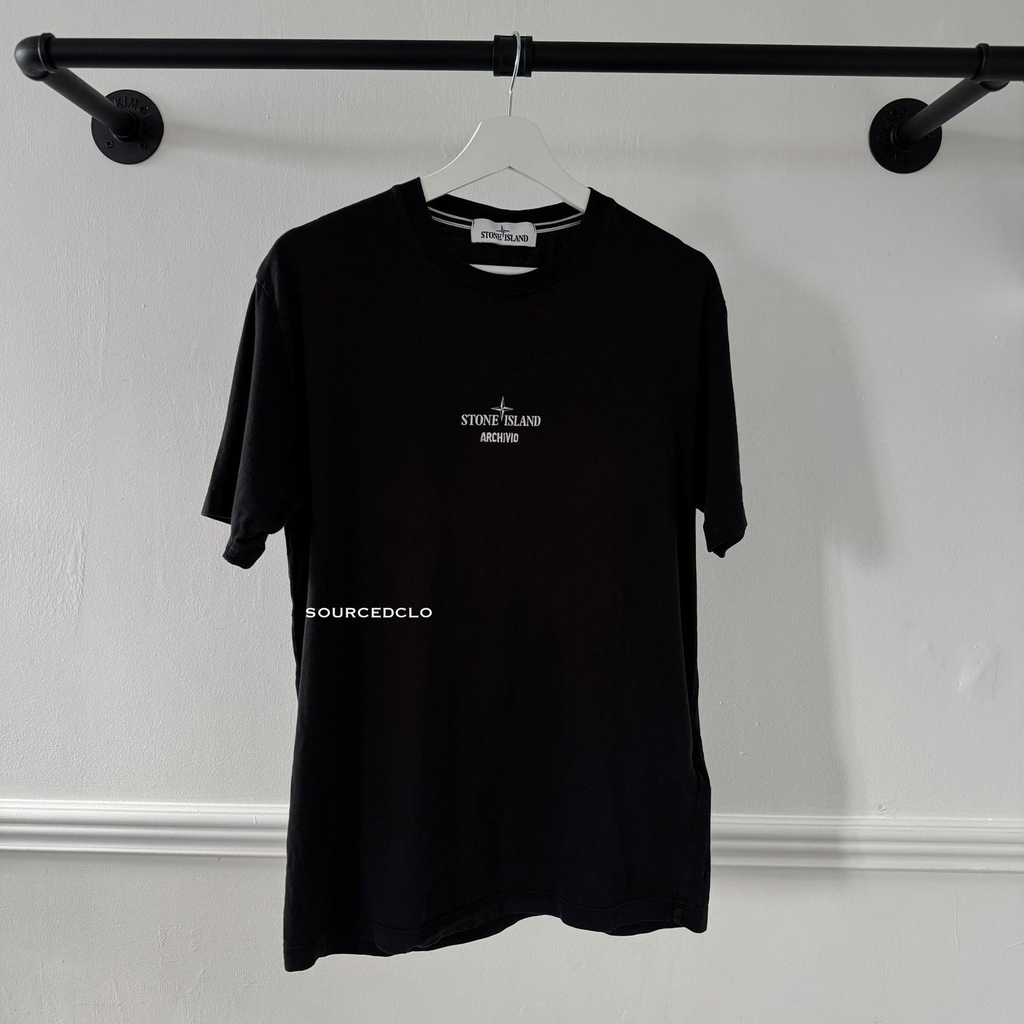Stone Island Archivo Monobava Black T Shirt