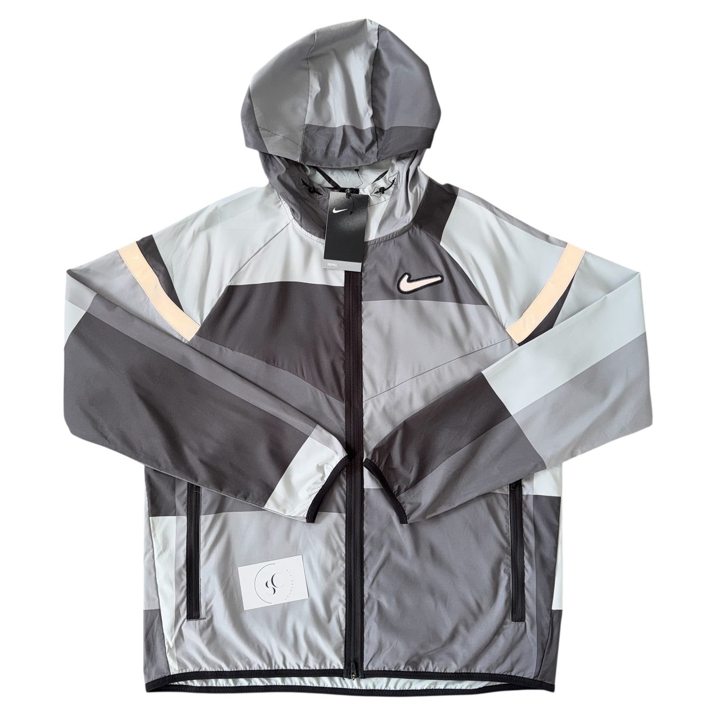 Nike Grey Wild Run Panel Windbreaker