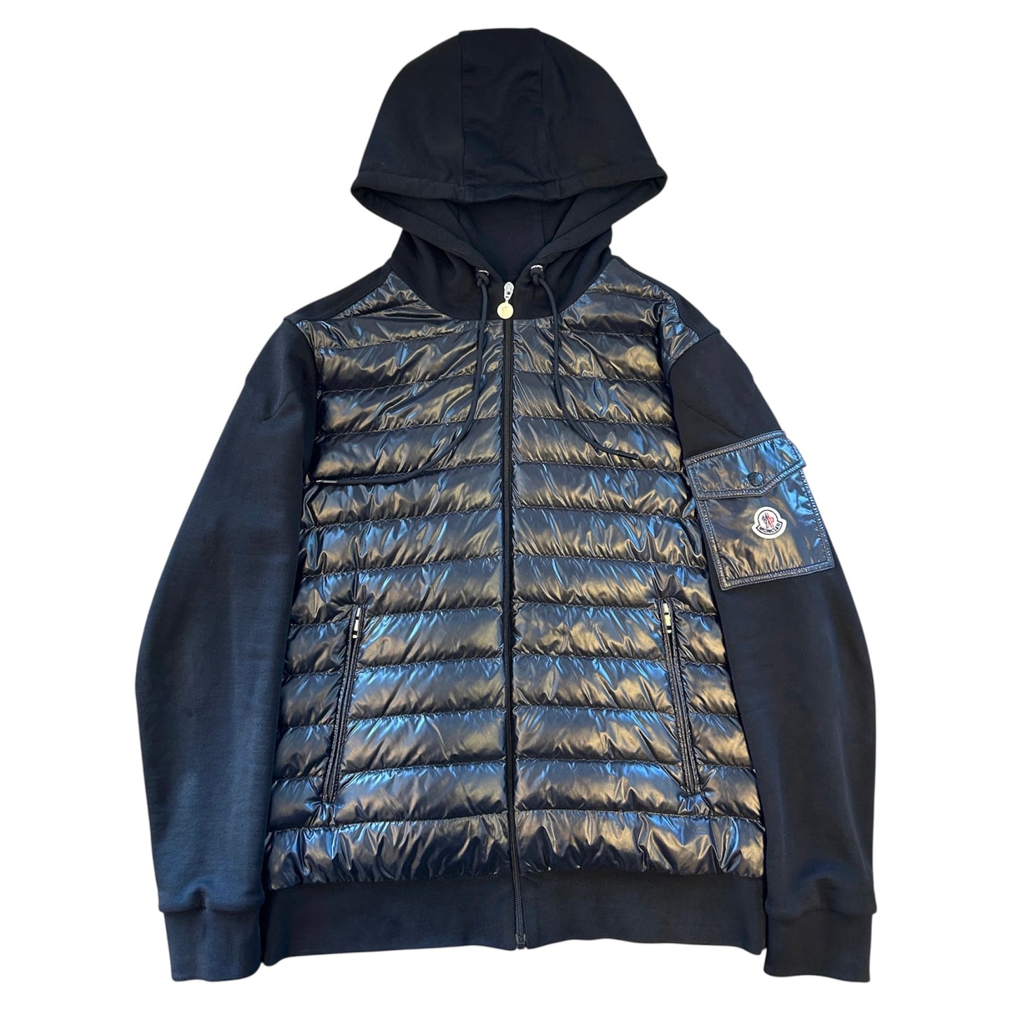 Moncler Down Hooded Cardigan