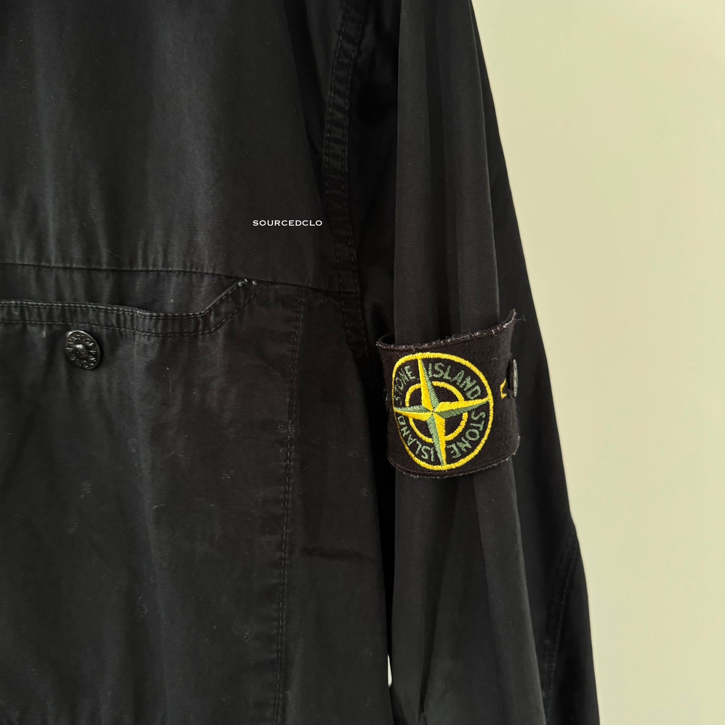 Stone Island Black Dye Overshirt