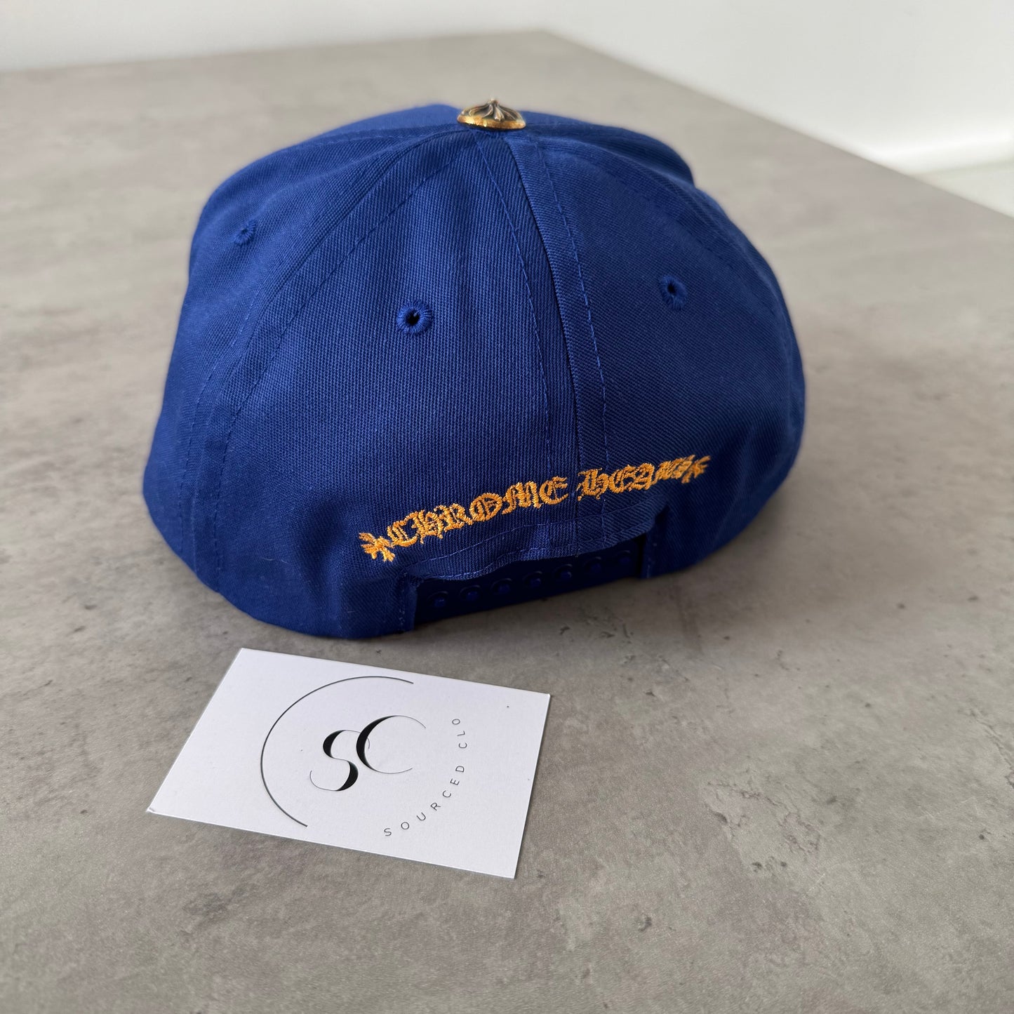 Chrome Hearts Blue Baseball Cap