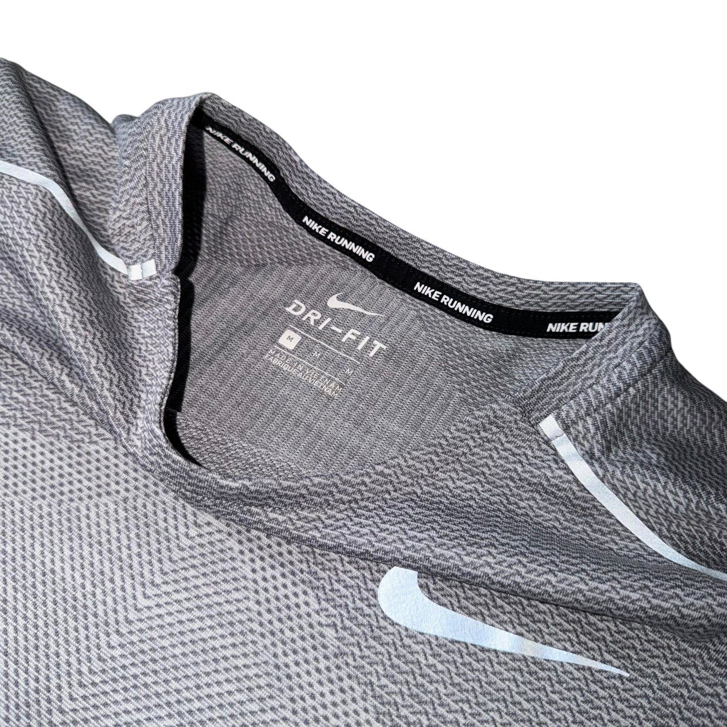 Nike Grey Tech Knit Miler T Shirt