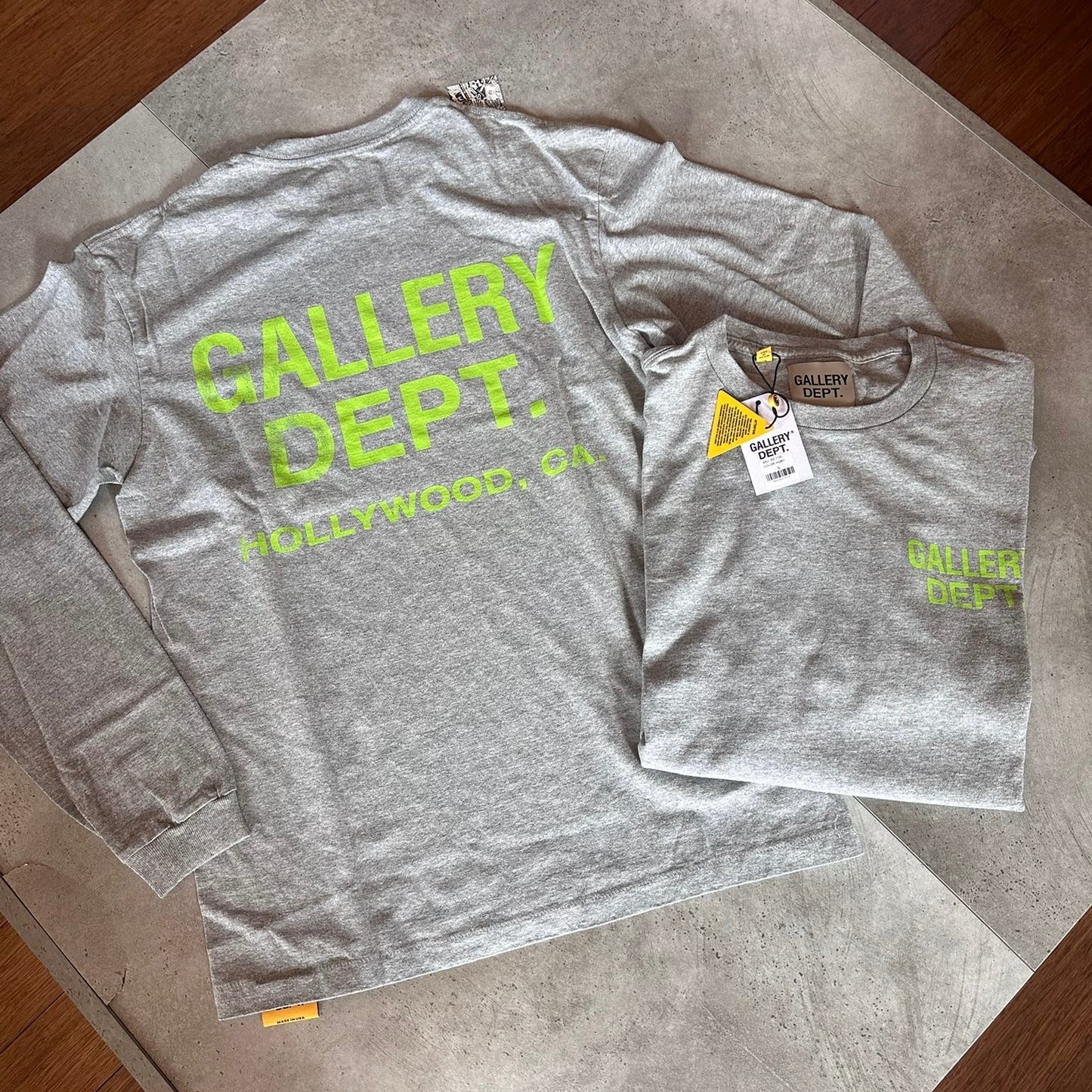 Gallery Dept Grey Souvenir Longsleeve T Shirt