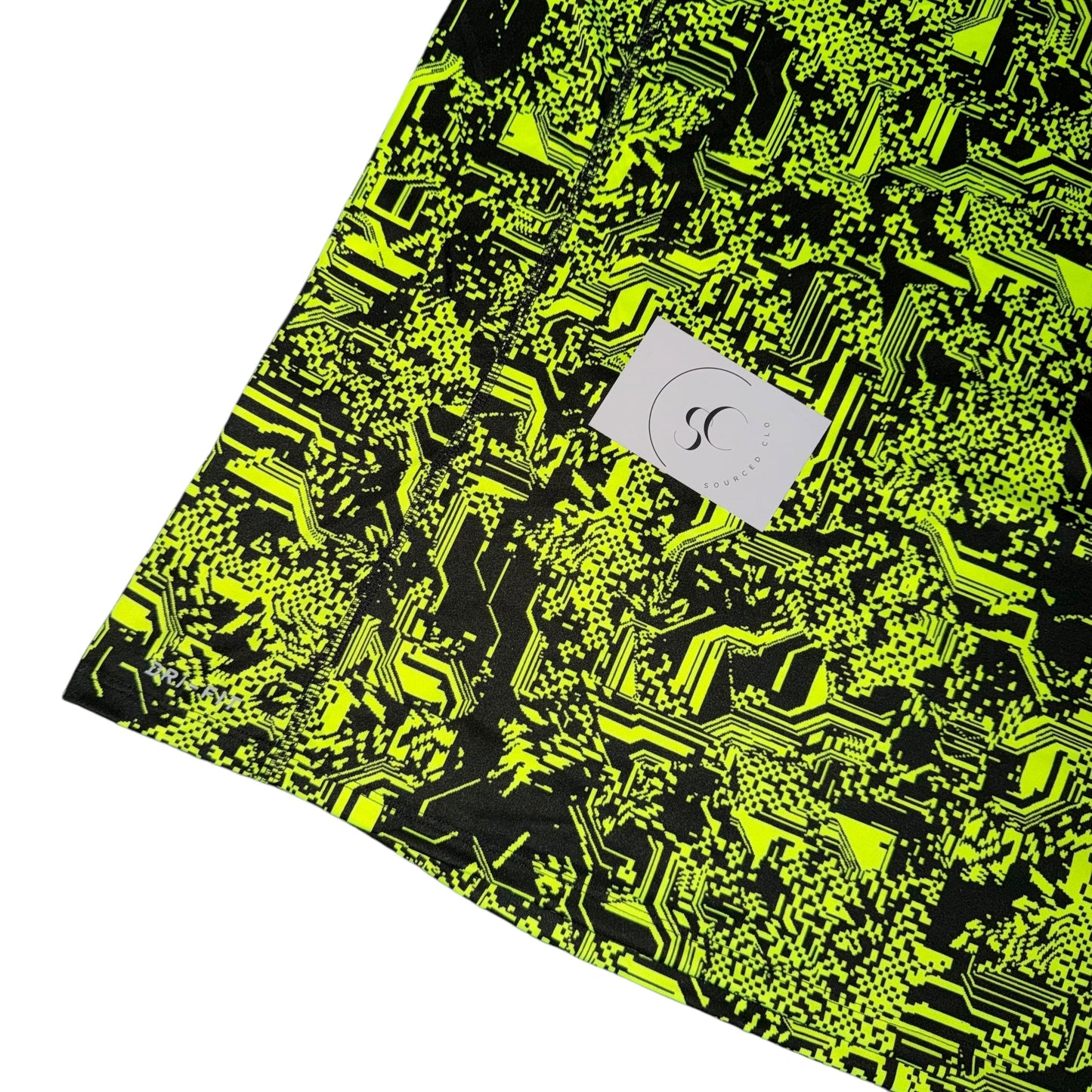 Nike Green Digital Miler T Shirt