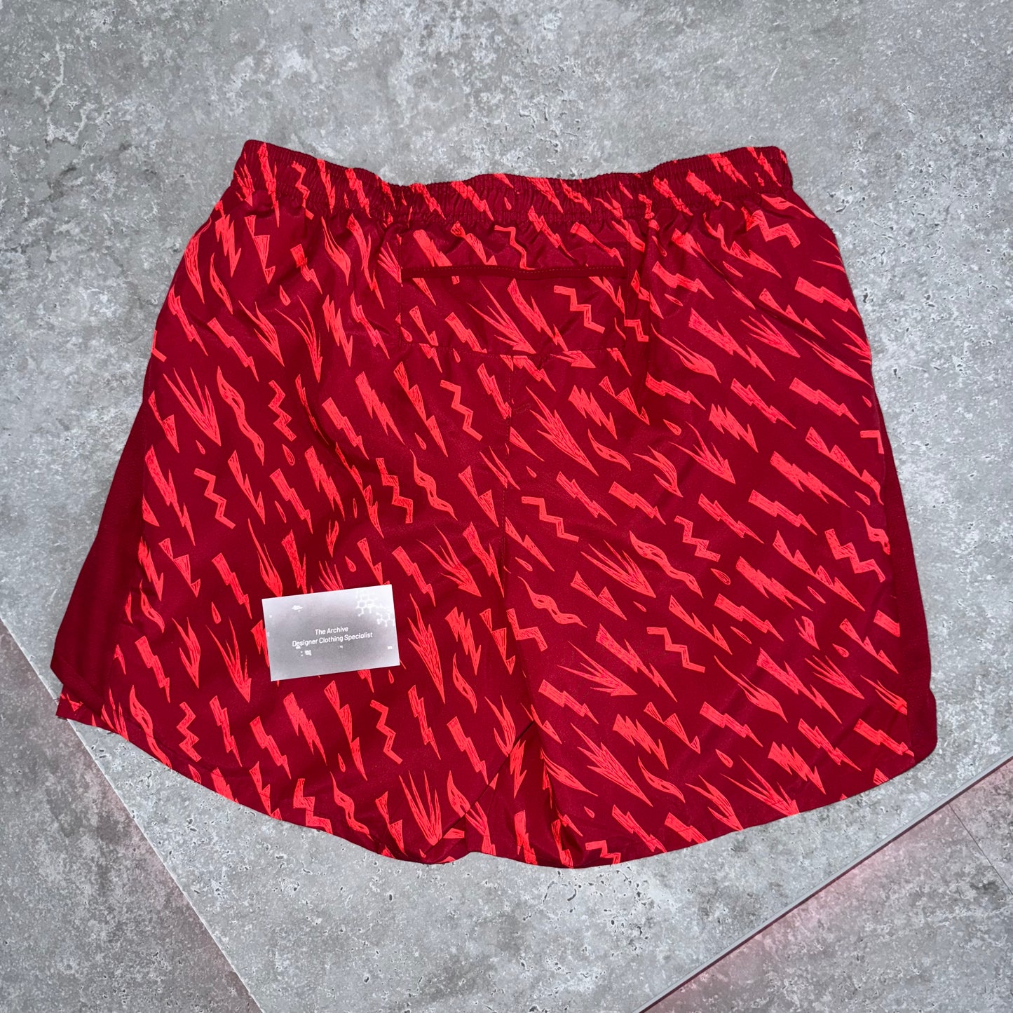 Nike Red Bolt Pattern Shorts