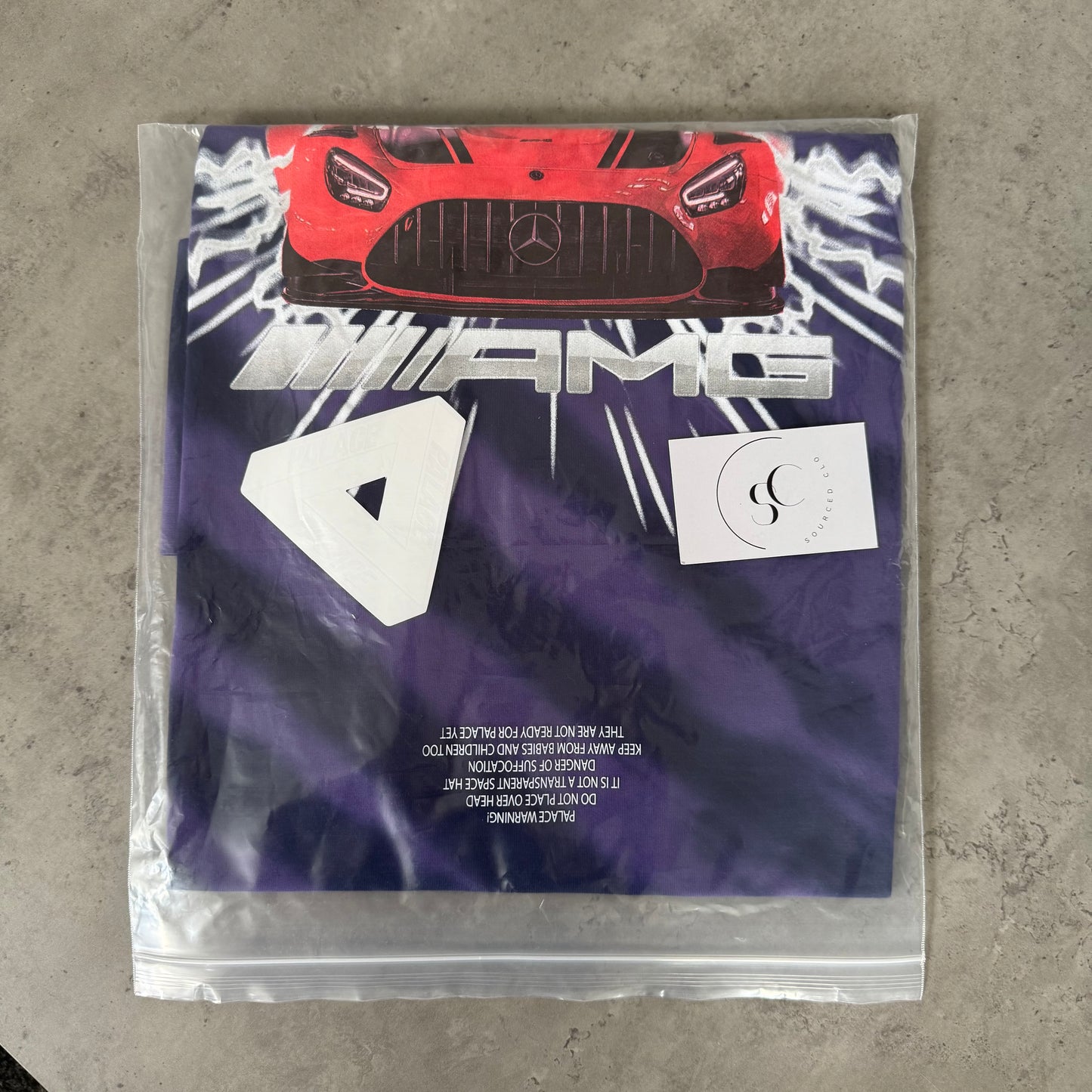 Palace AMG Purple Longsleeve T Shirt