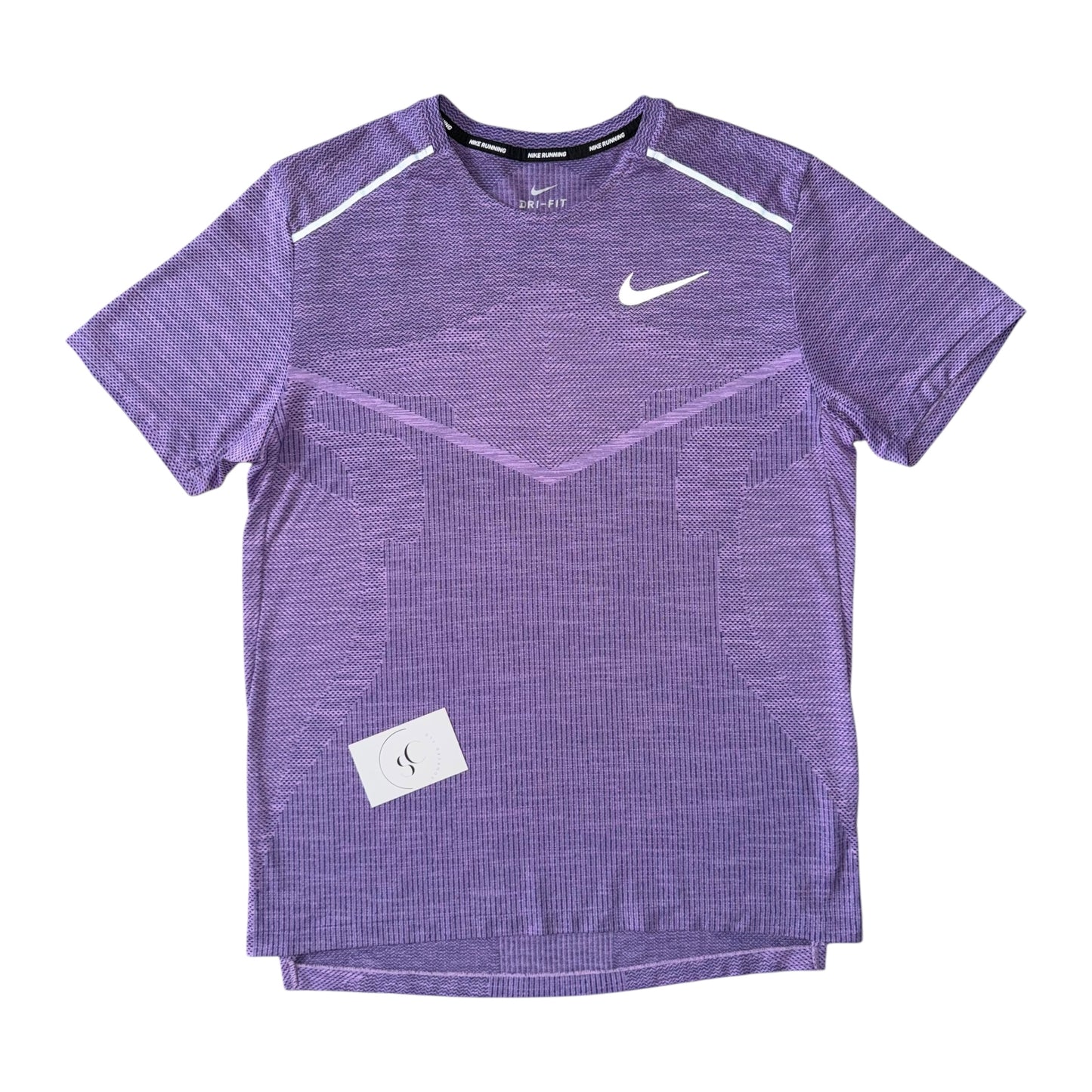 Nike Purple Tech Knit Miler T Shirt