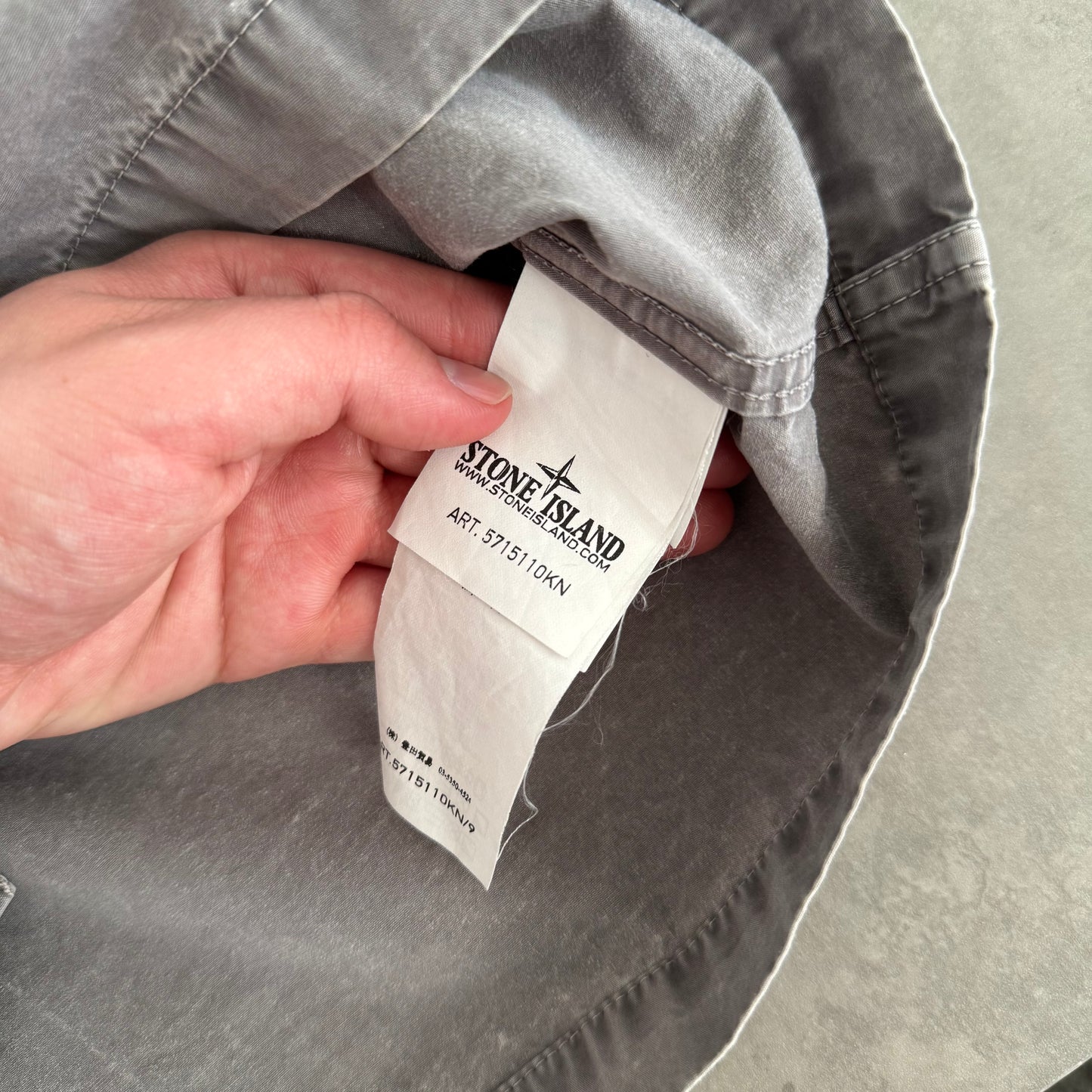 Stone Island Grey Dye Overshirt