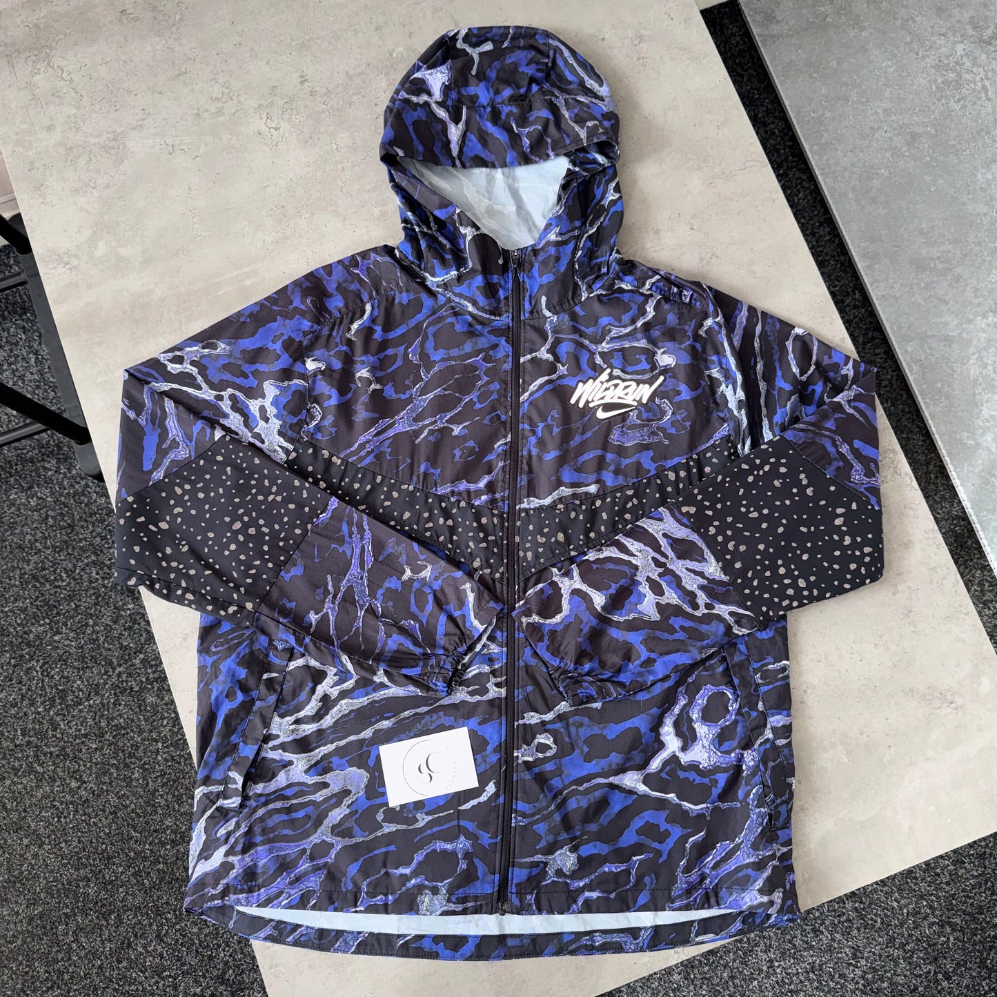 Nike Blue Galaxy Windbreaker Jacket