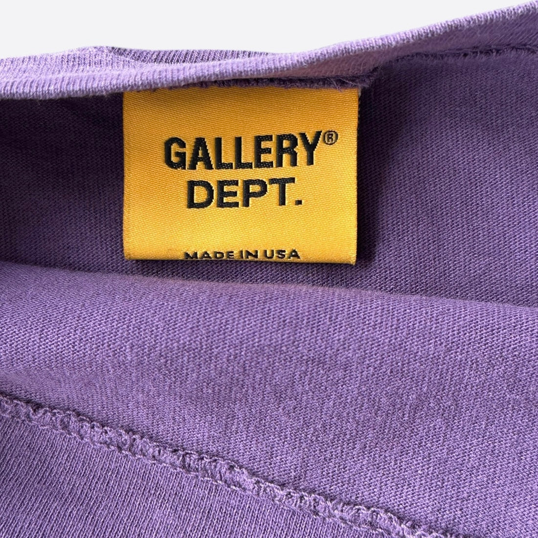 Gallery Dept Purple Longsleeve T Shirt