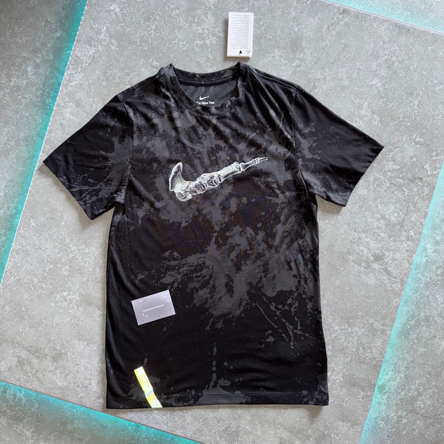 Nike Black Division Swoosh Logo T Shirt