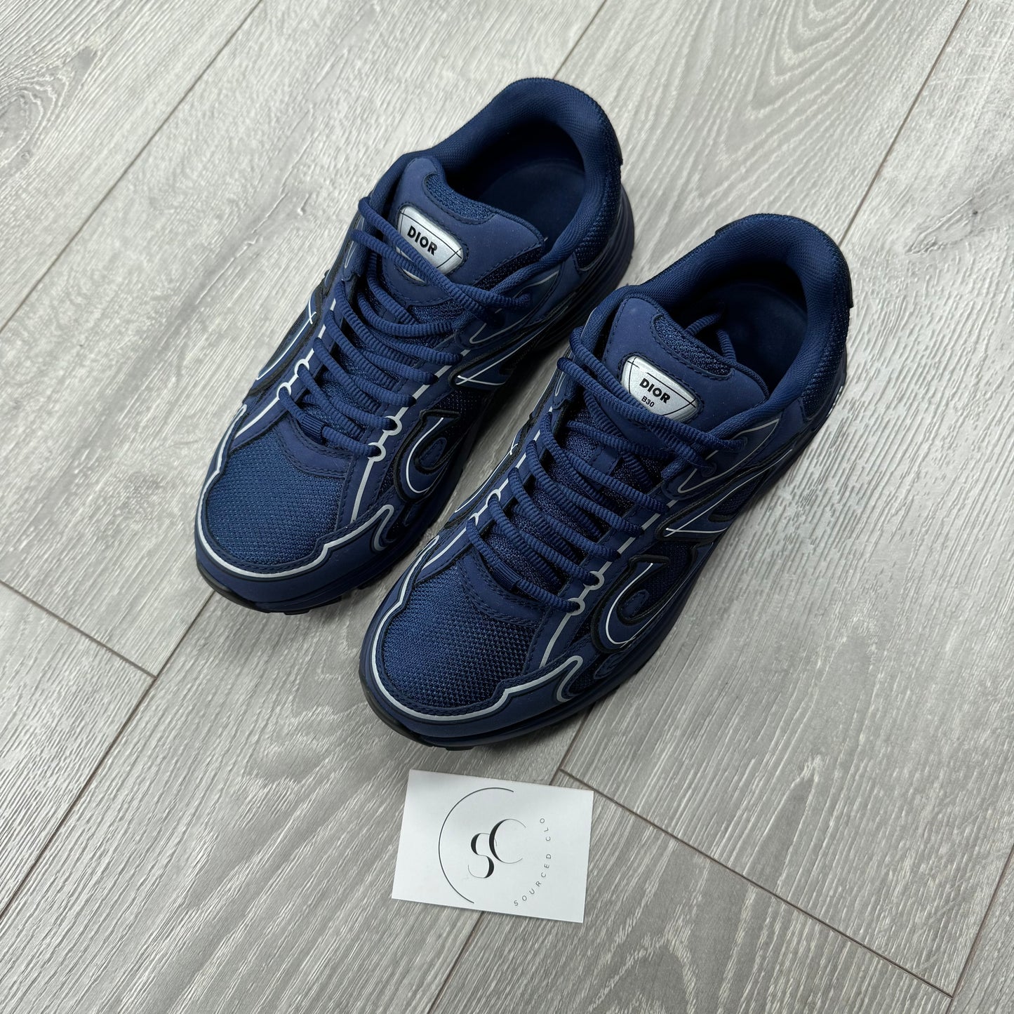 Dior Navy Blue B30 Trainers