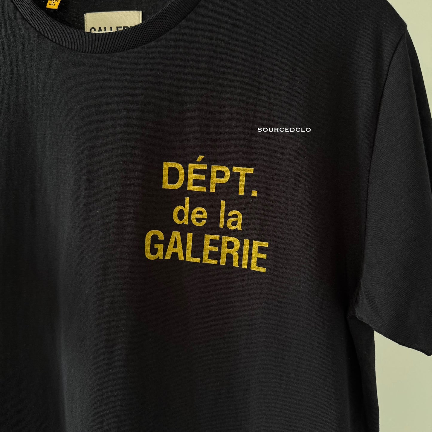 Gallery Dept Black French Logo T Shirt
