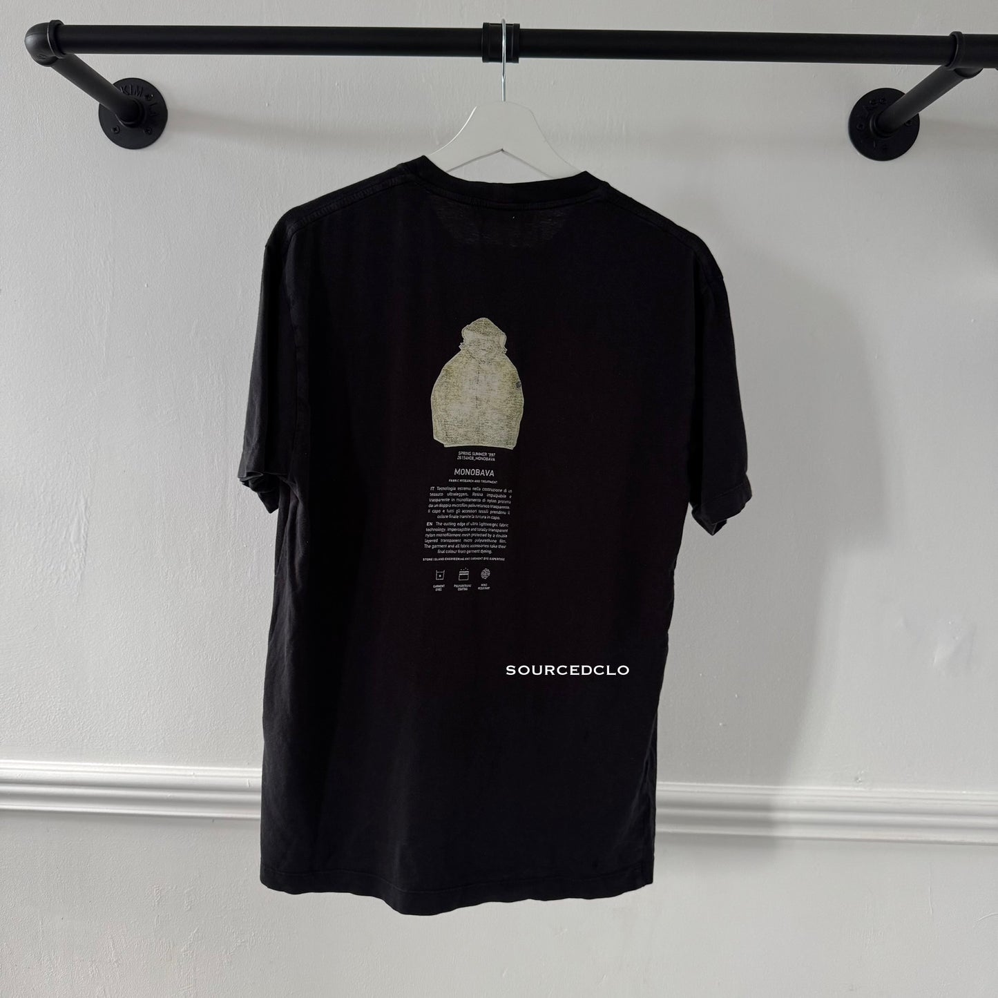 Stone Island Archivo Monobava Black T Shirt