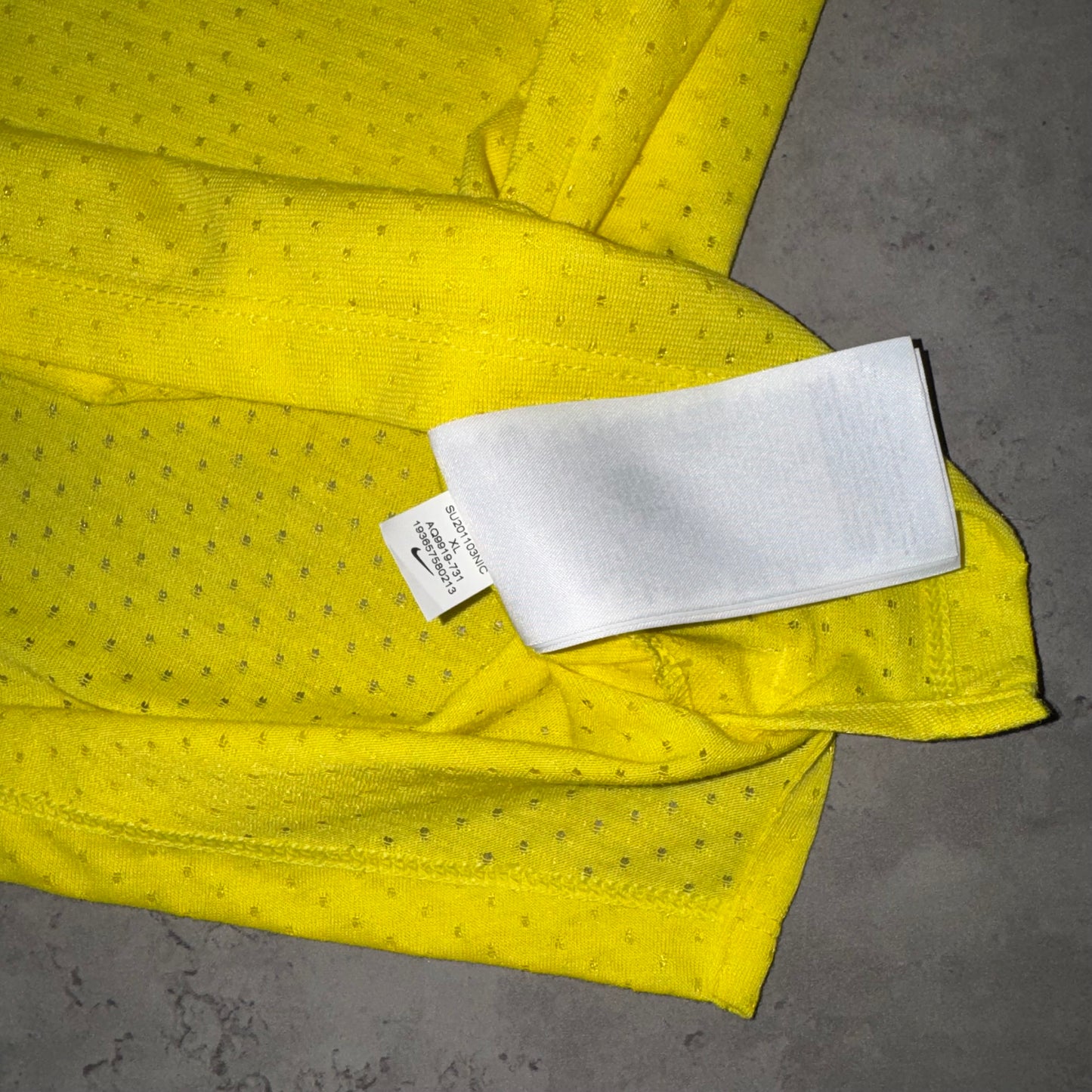 Nike Yellow Breathe 1.0 Miler T Shirt