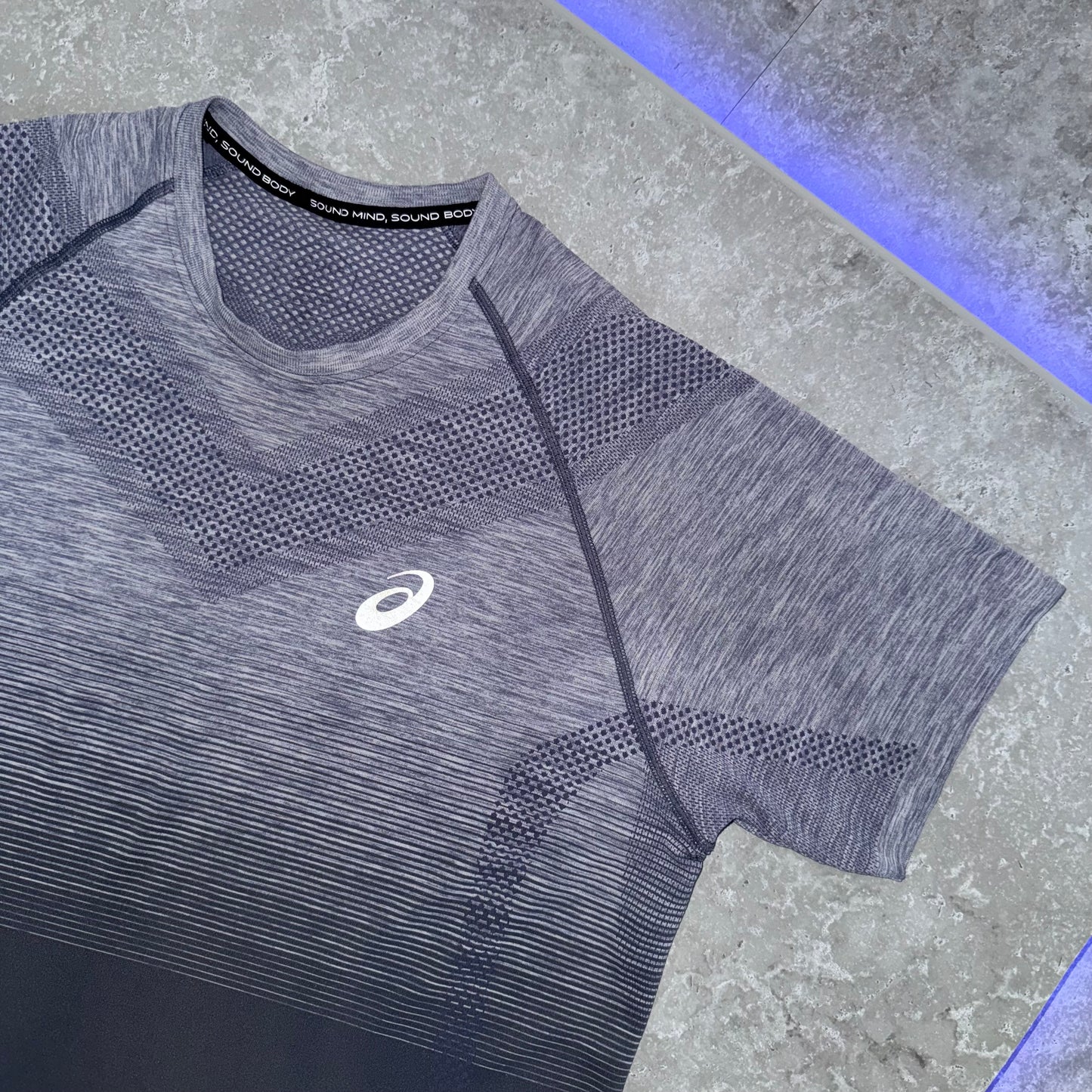 Asics Thunder Blue Seamless T Shirt