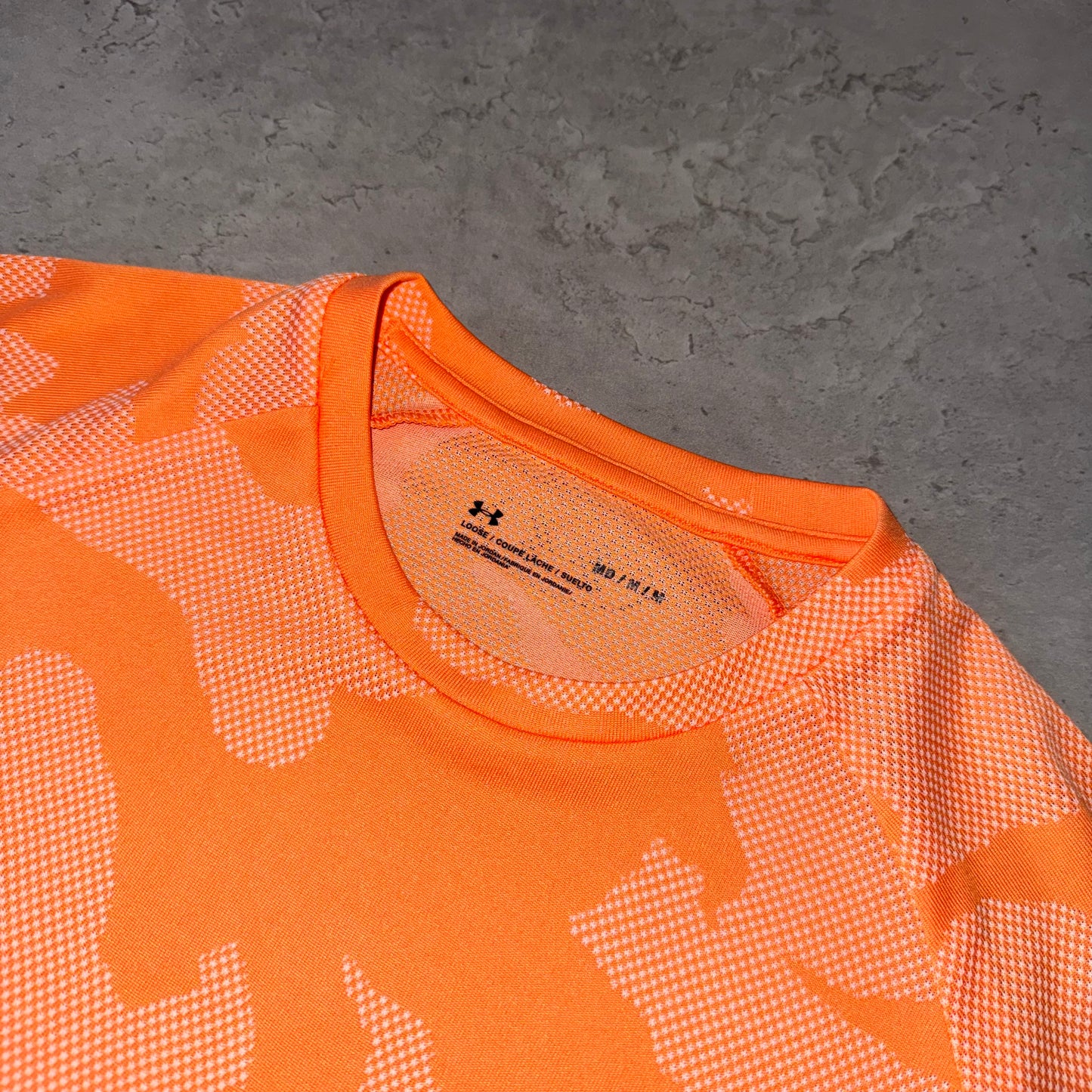 Under Armour Orange Camouflage T Shirt