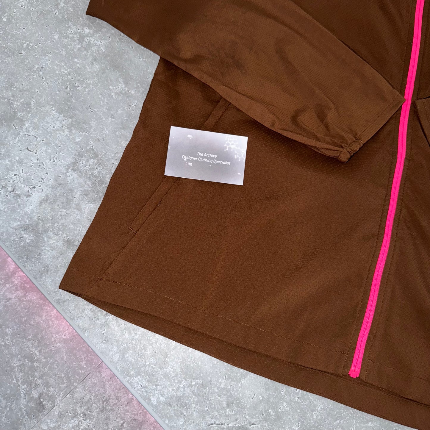 Nike Brown UV Repel Sample Windbreaker