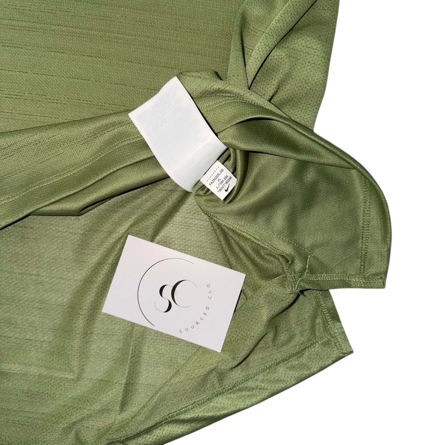 Nike Khaki Green 1.0 Miler T Shirt