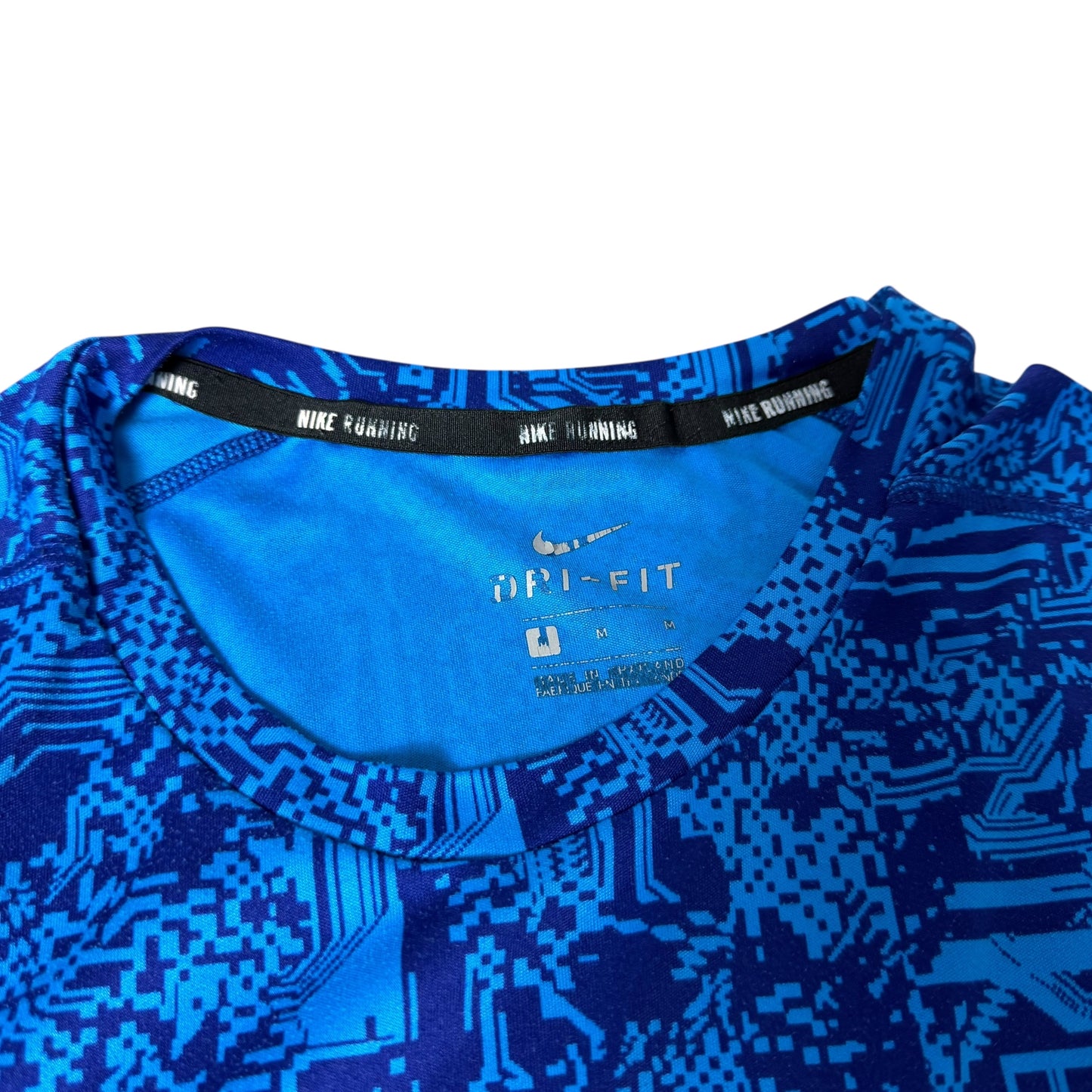 Nike Blue Digital Miler T Shirt