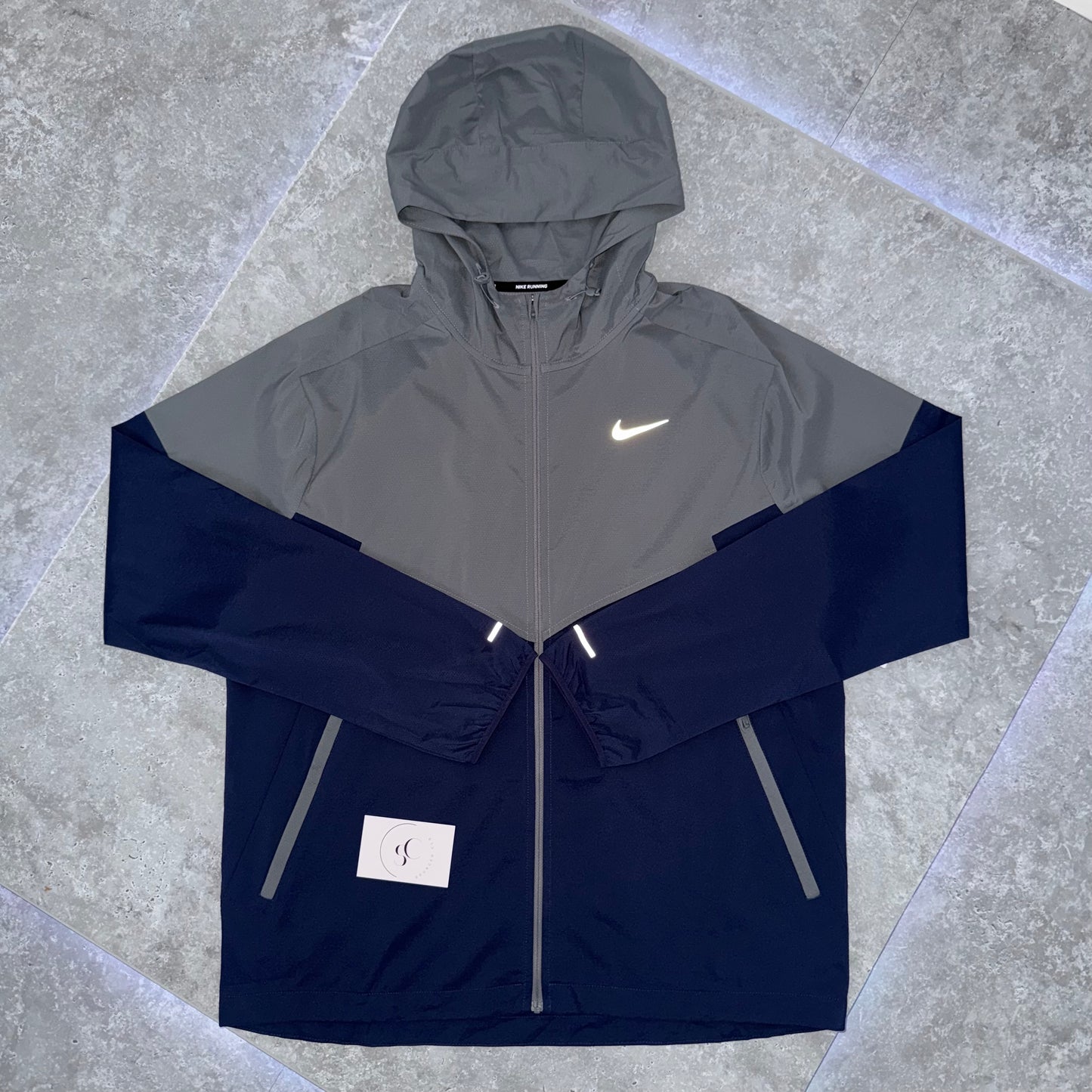 Nike Marine Blue & Grey Sample Windbreaker