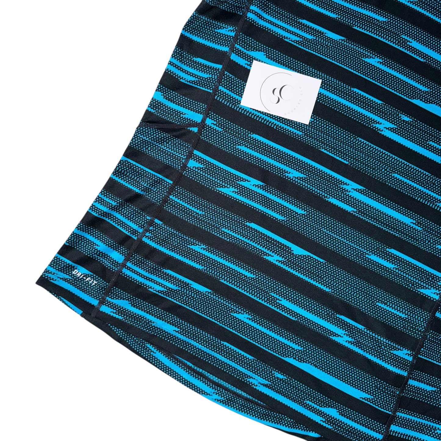 Nike Blue Glitch Running T Shirt