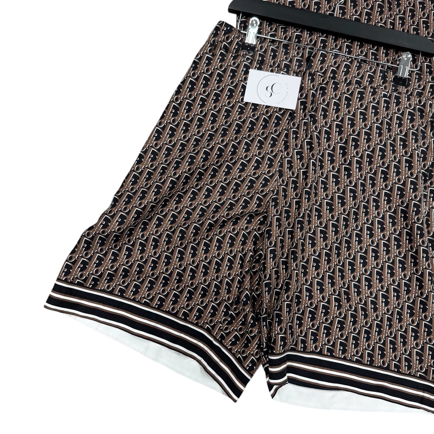 Dior Silk Oblique Short Set