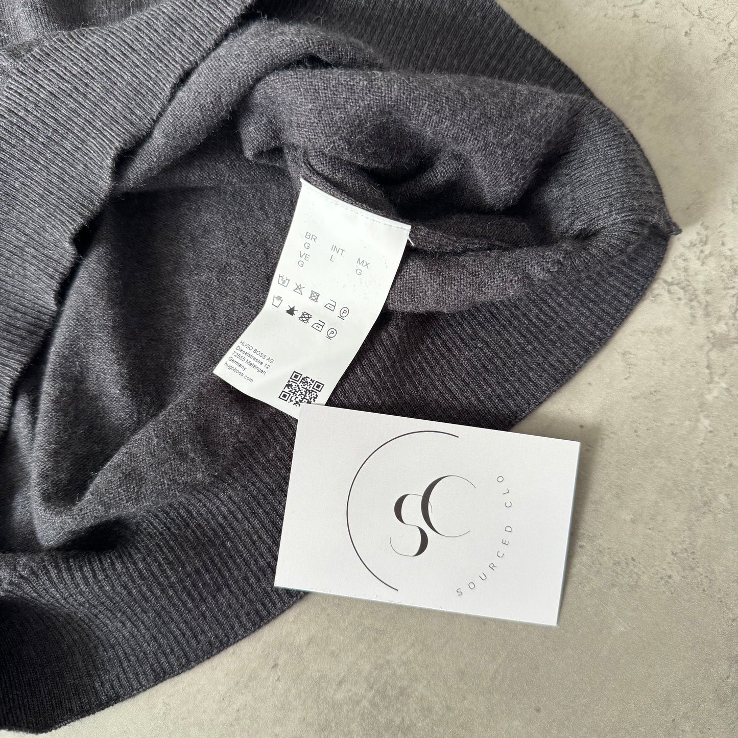 Hugo Boss Black Knit Jumper