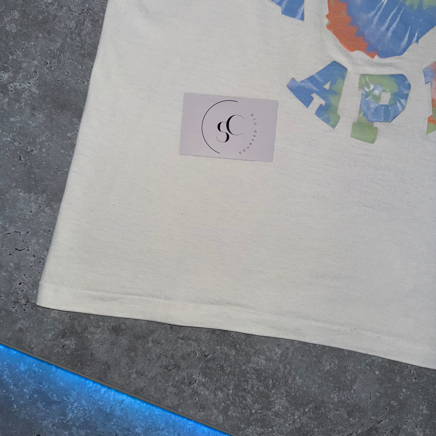 Bape A Bathing Ape Tie Dye Twist T Shirt