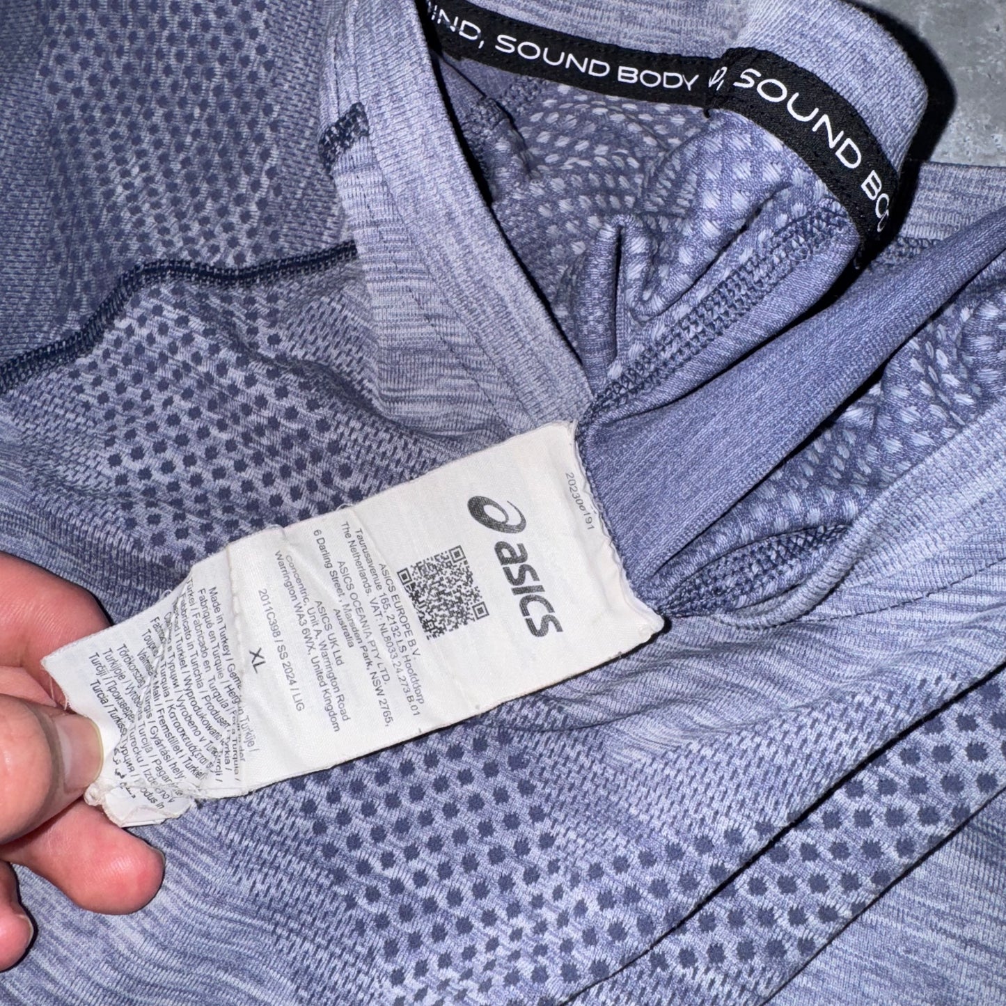 Asics Thunder Blue Seamless T Shirt