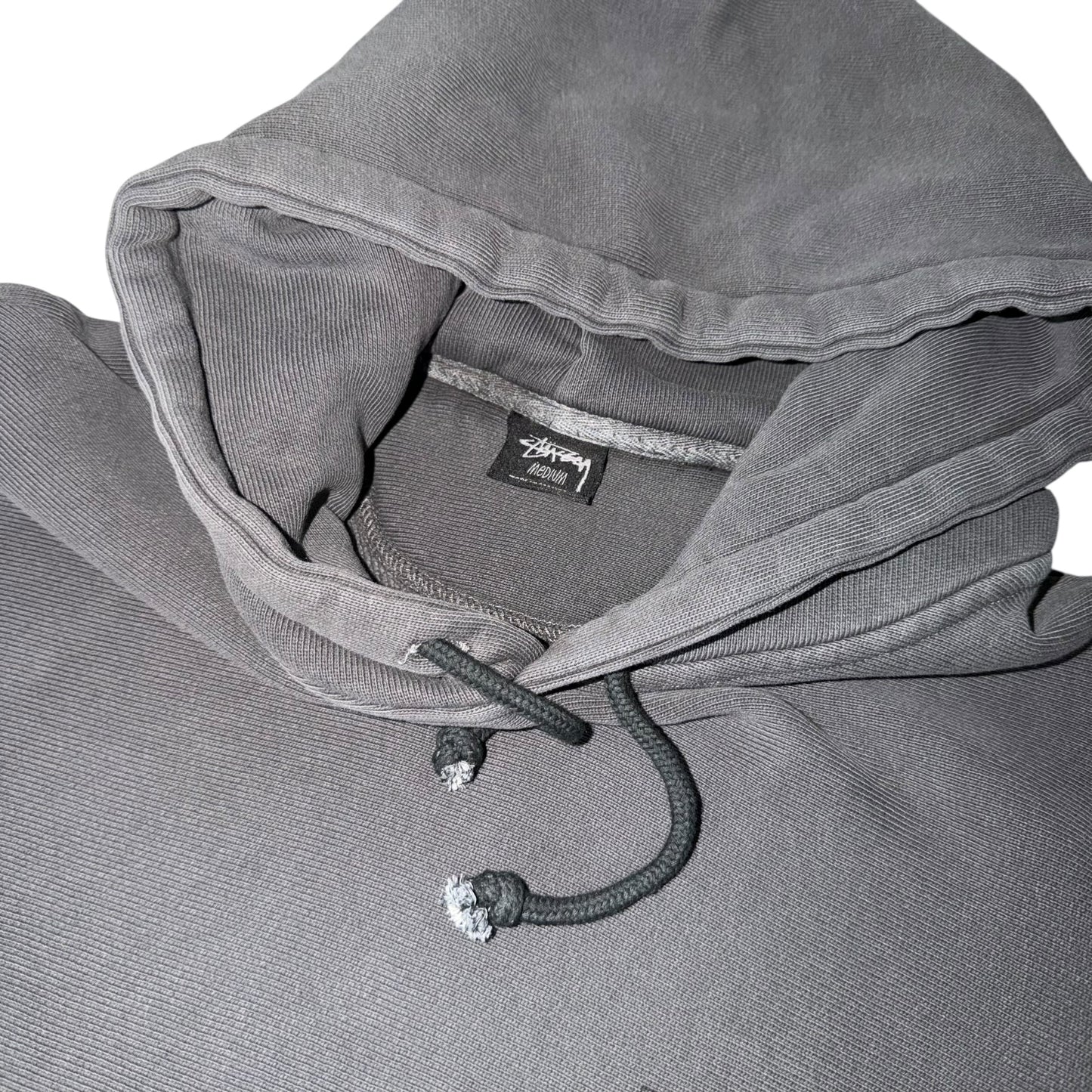 Stussy Black Pigment Dyed Hoodie