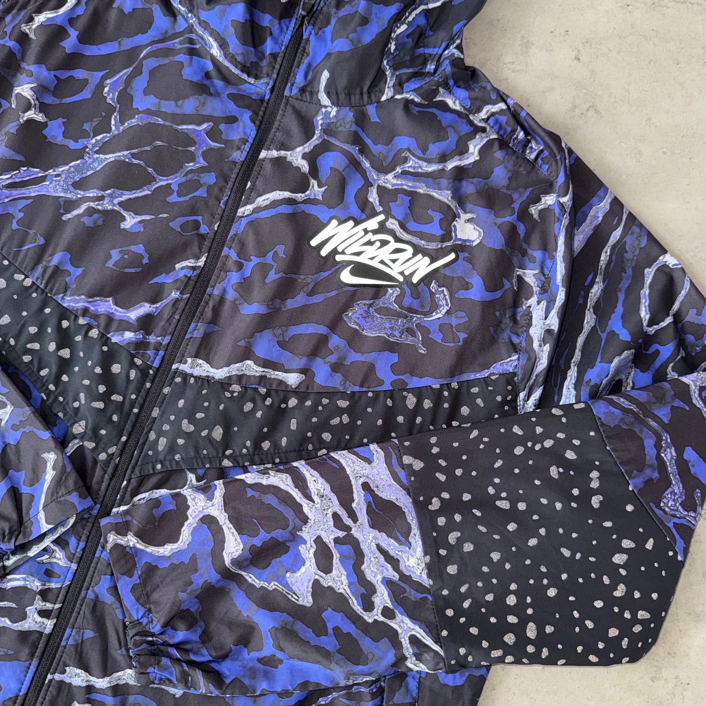 Nike Blue Galaxy Windbreaker Jacket