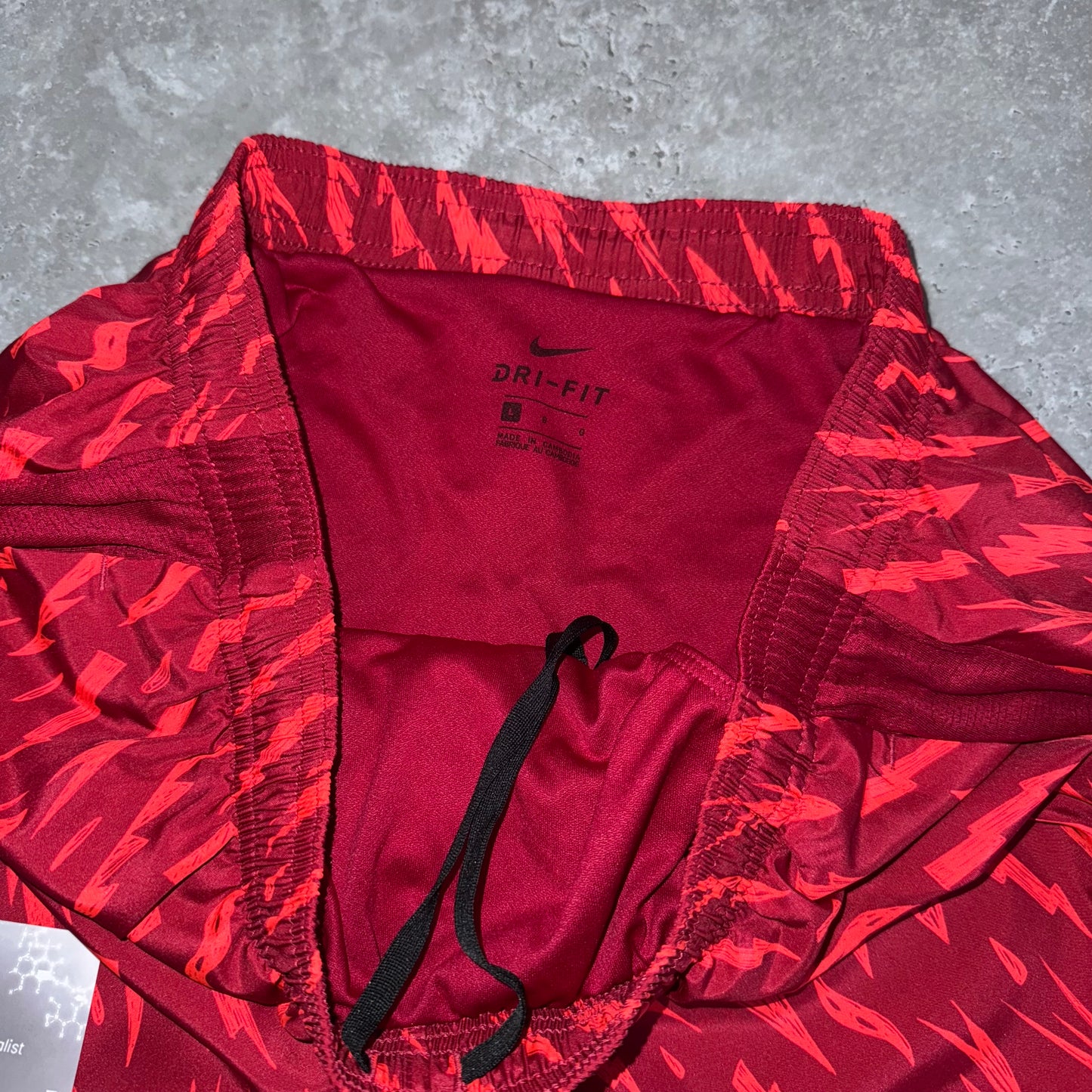 Nike Red Bolt Pattern Shorts