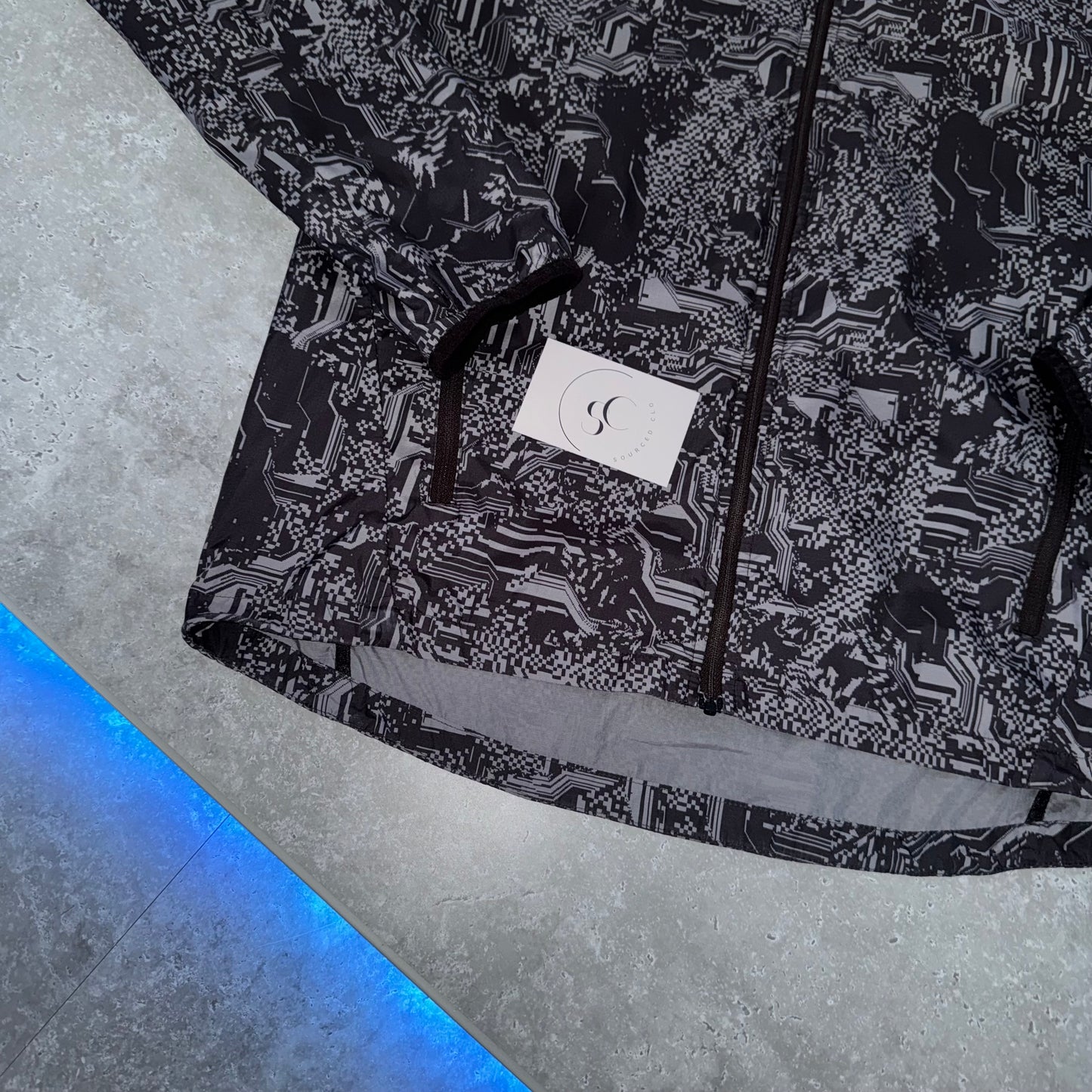 Nike Grey Digital Windbreaker