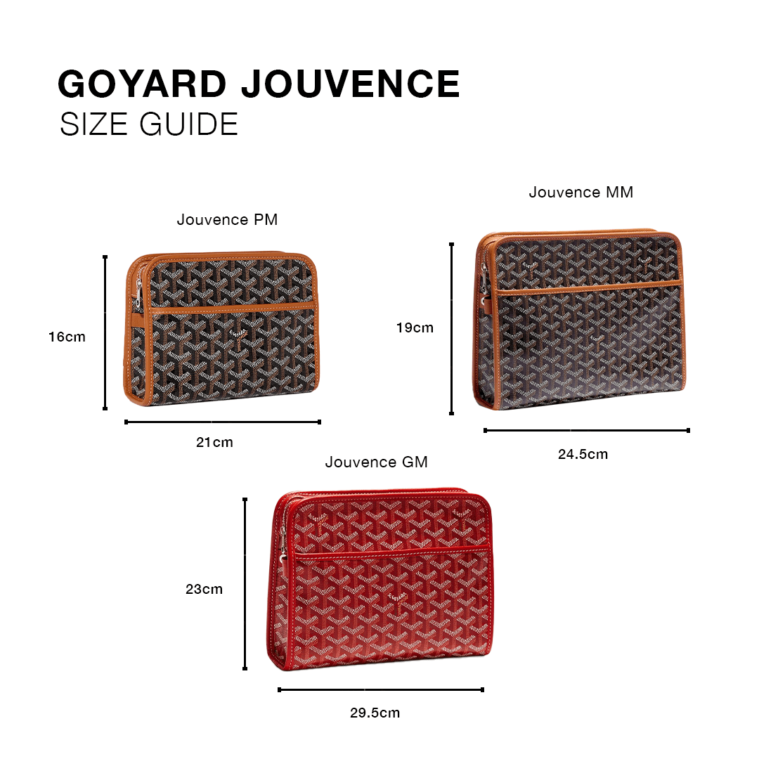 Goyard Jouvence MM Grey Washbag