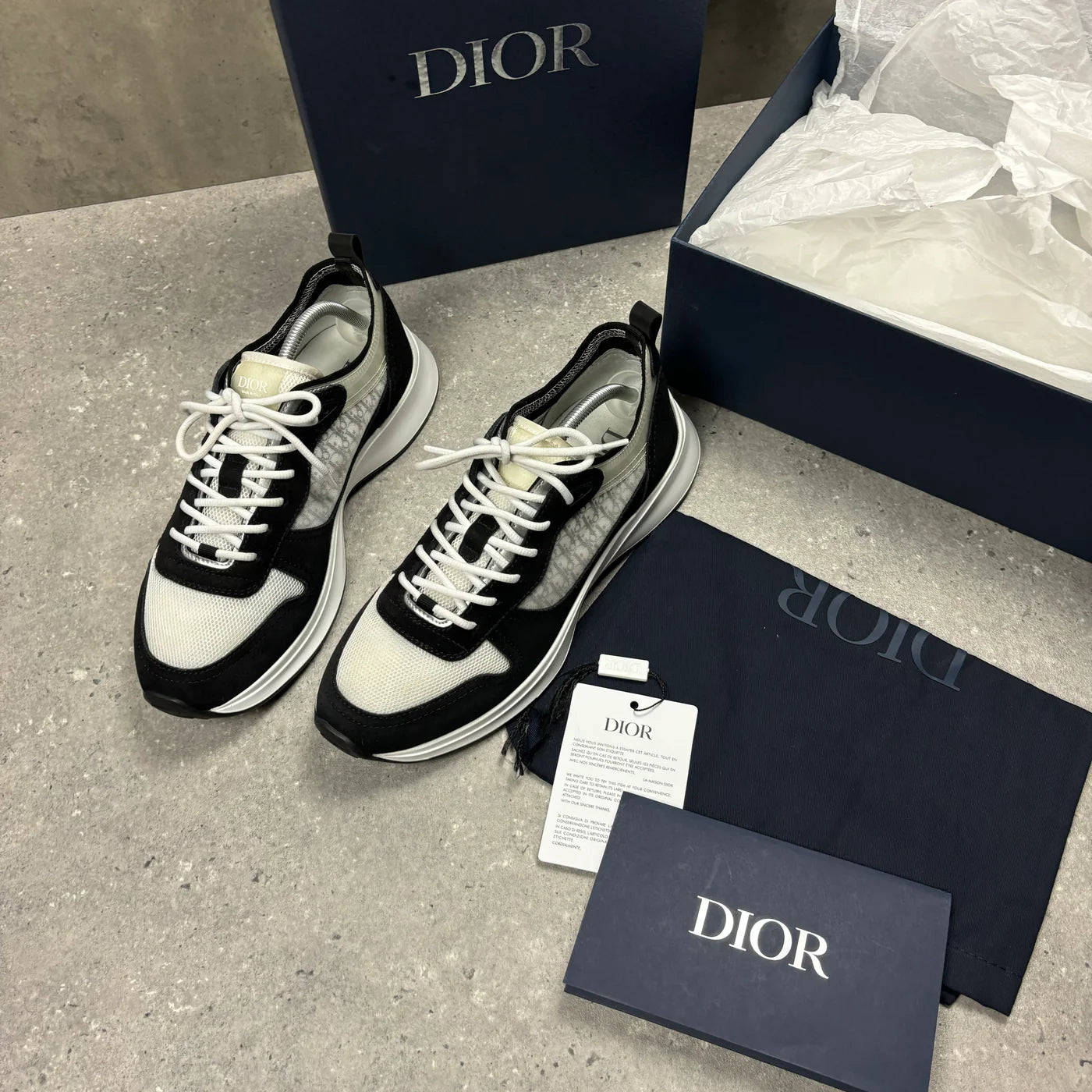 Dior B25 Oblique Trainers