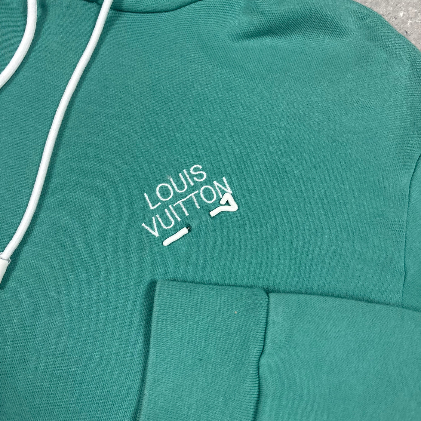 Louis Vuitton Pin Teal Hoodie