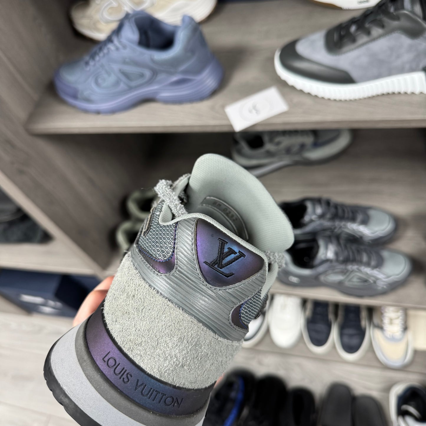 Louis Vuitton Grey Runaway Trainers
