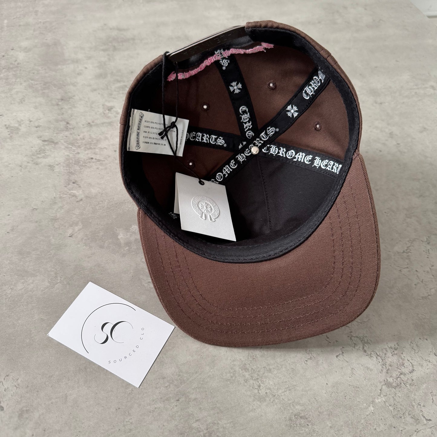Chrome Hearts Brown Baseball Logo Cap (PRE ORDER)