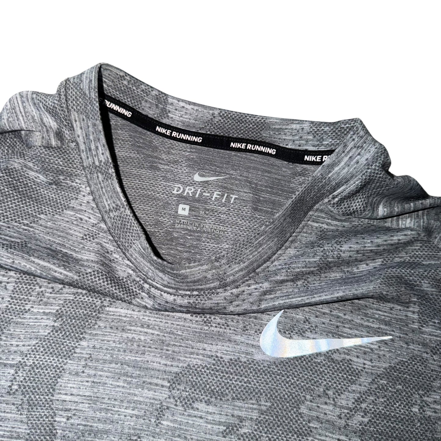 Nike Tech Knit Medalist Grey Miler T Shirt