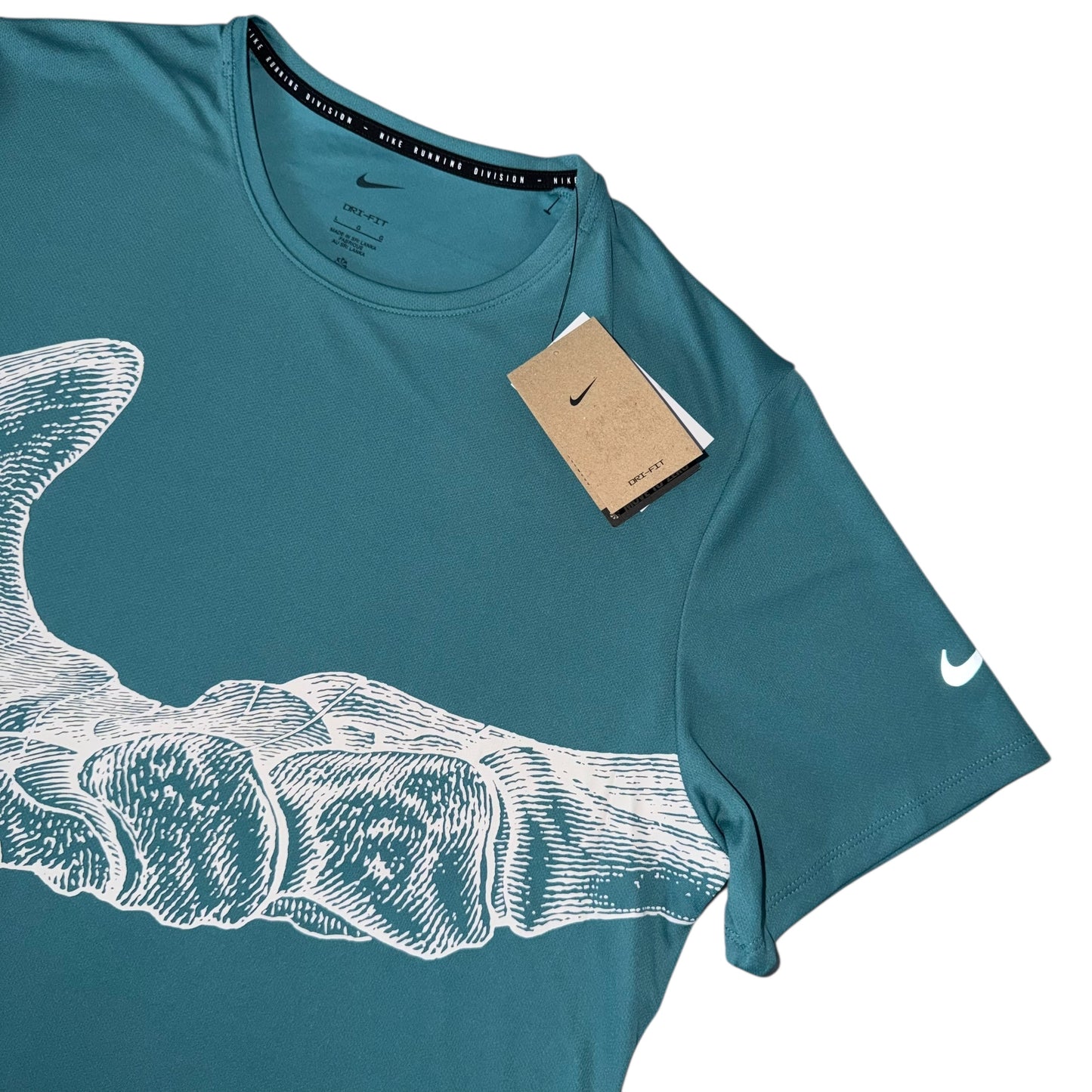 Nike Mineral Teal Print Miler T Shirt
