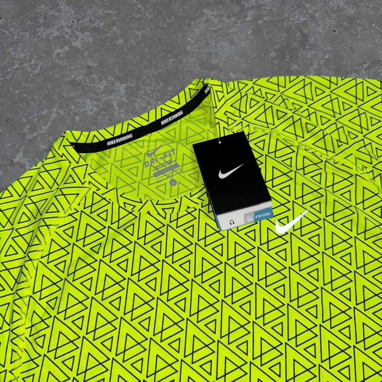 Nike Hex Green Miler T Shirt