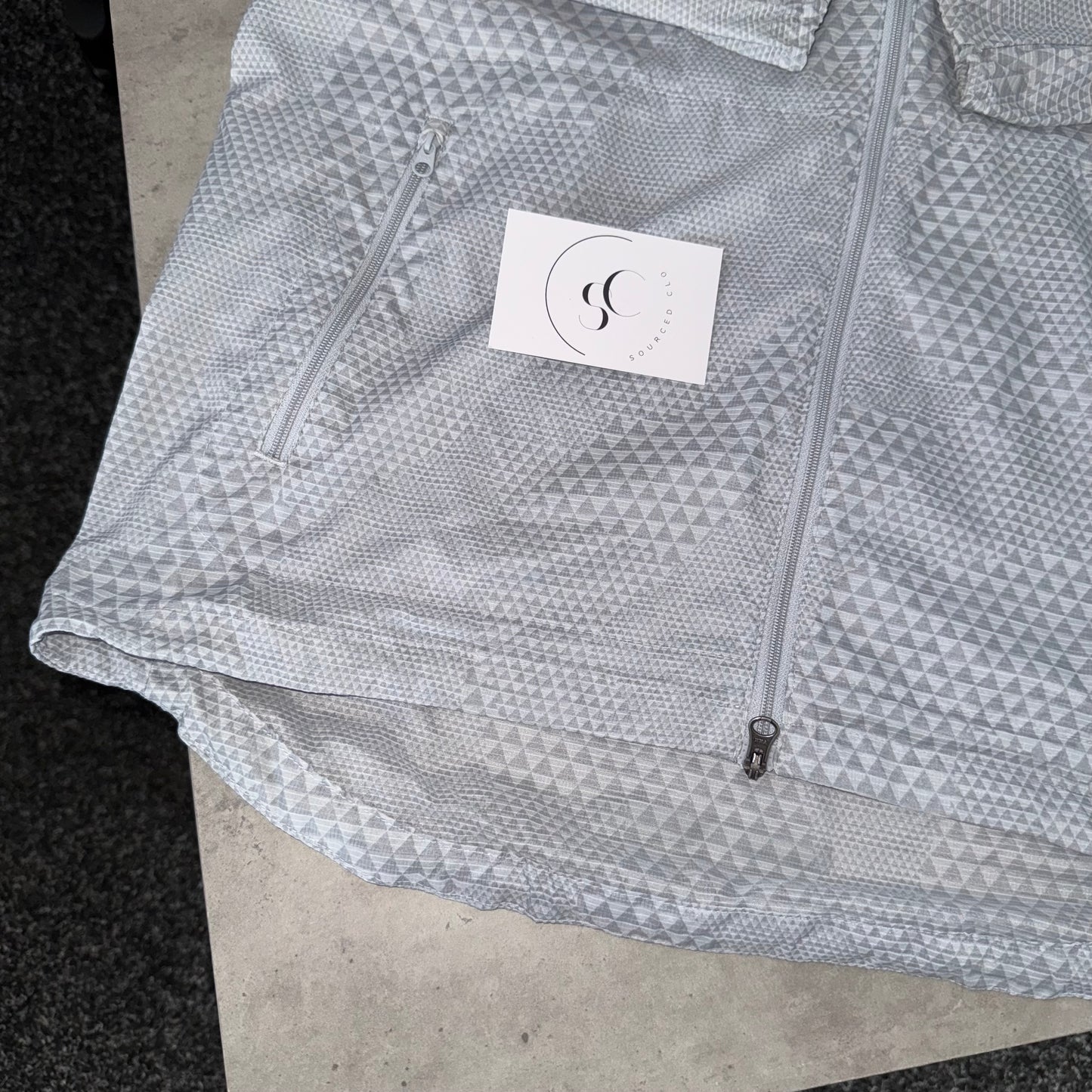 Nike Grey Snakeskin Running Windbreaker