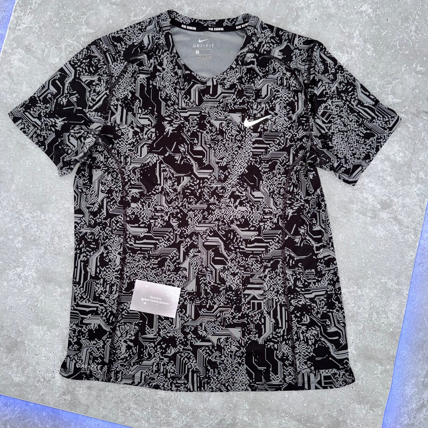 Nike Grey Digital Miler T Shirt