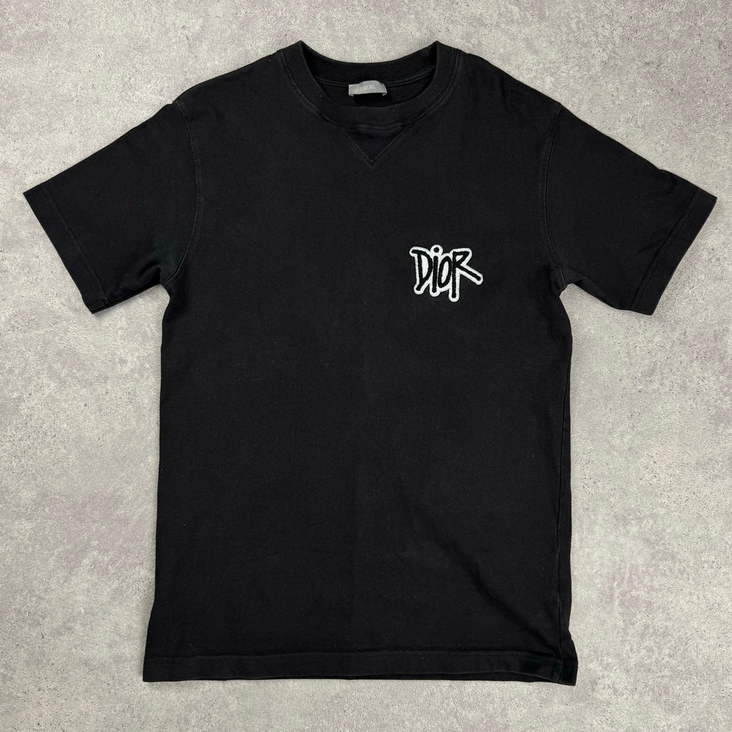 Dior x Stussy Black T Shirt